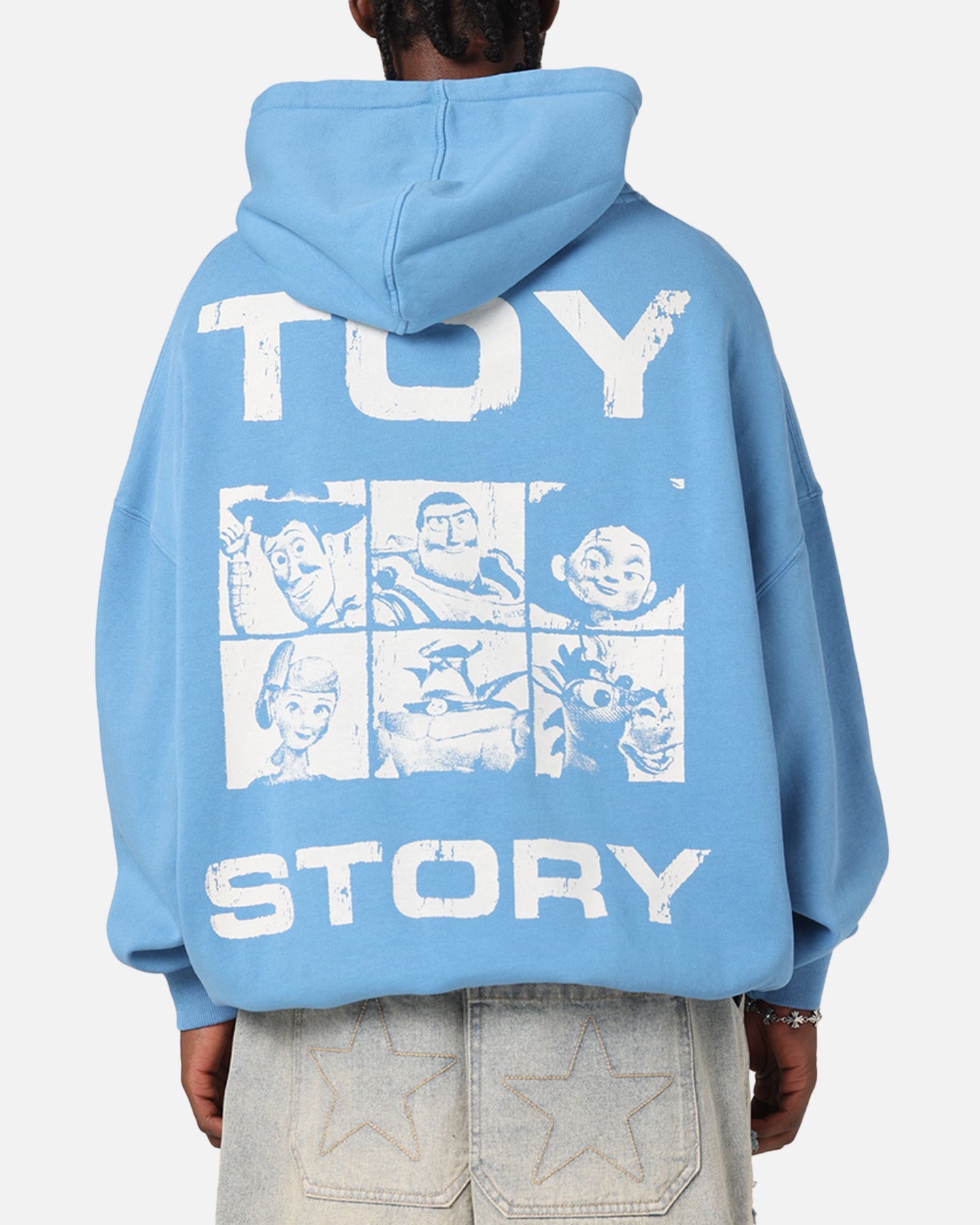 73Studio Disney Pixar Toy Story Coming Soon Premium Hoodie Washed Blue