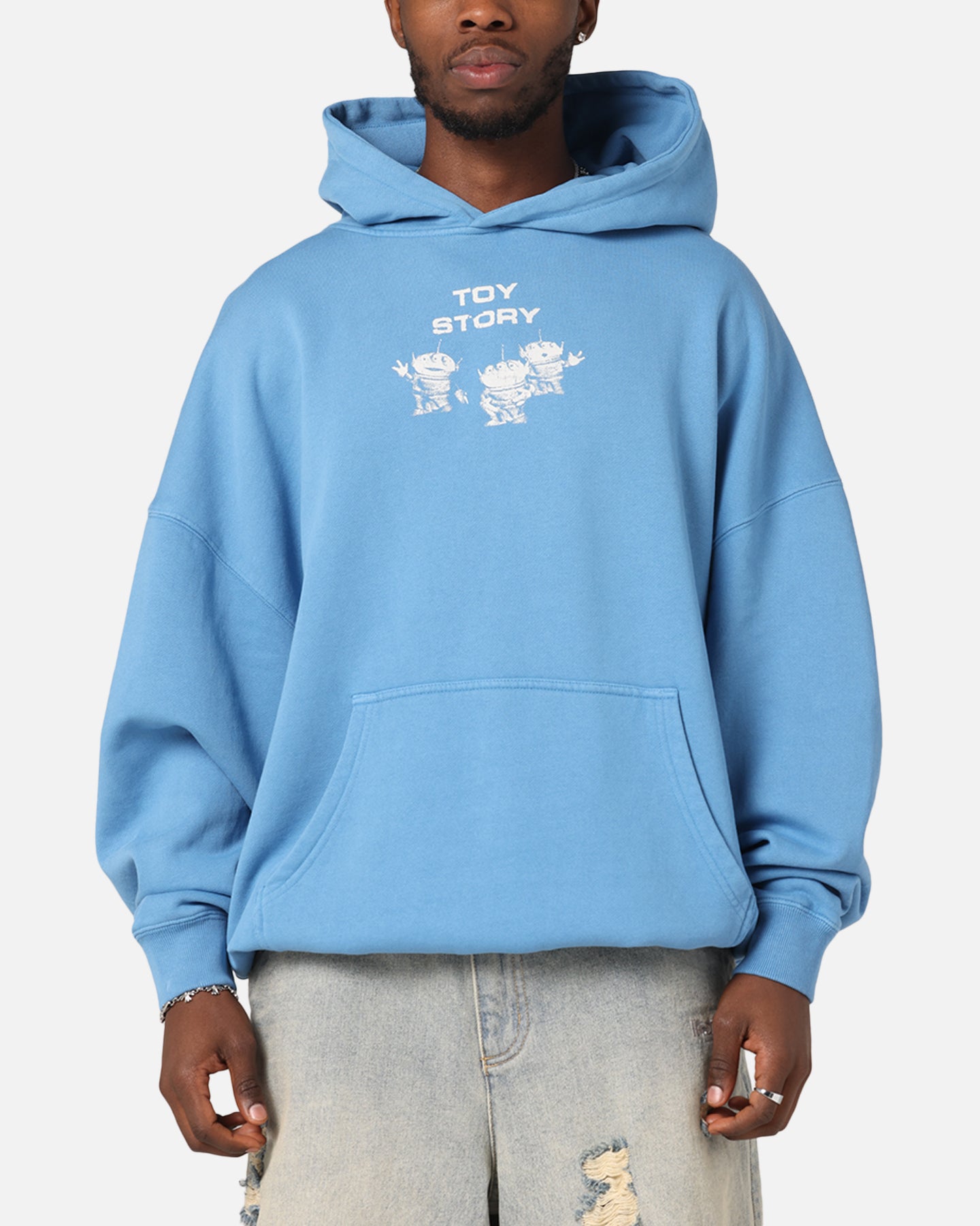 73Studio Disney Pixar Toy Story Coming Soon Premium Hoodie Washed Blue