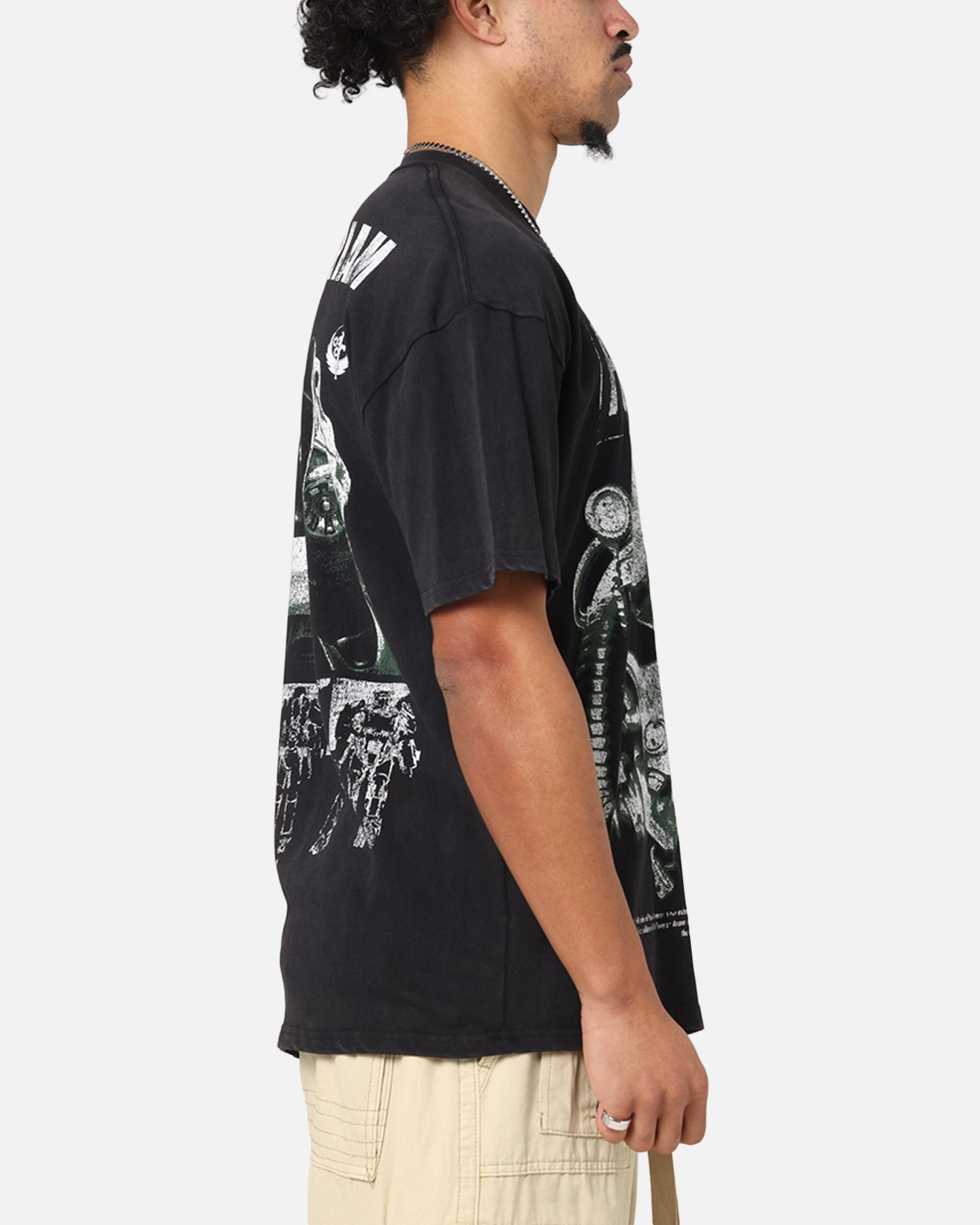 73Studio X Fallout '15 Fallout 4 Vintage T-Shirt Black Acidwash