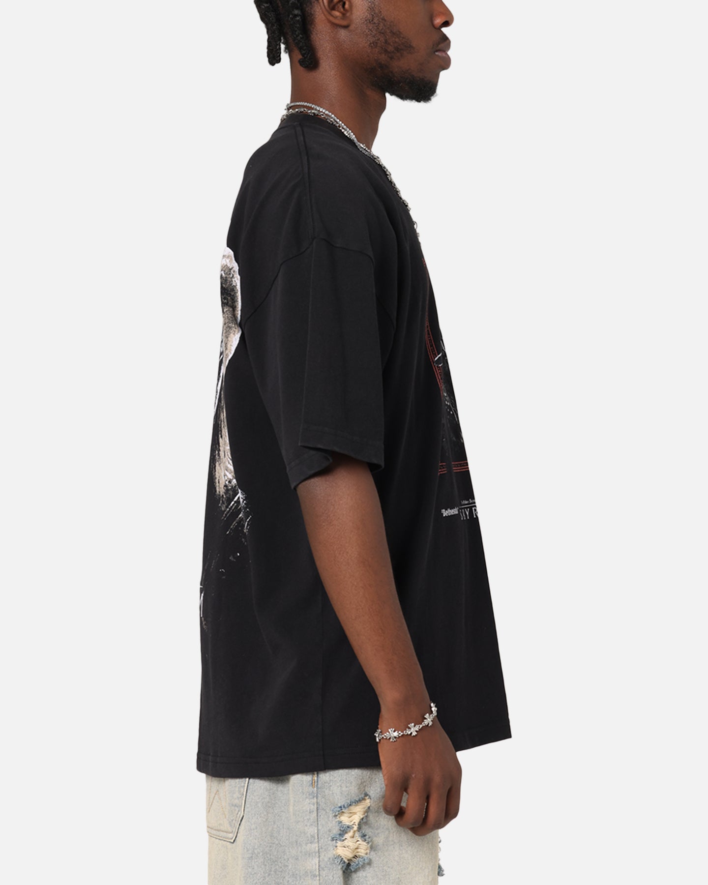 73Studio X The Elder Scrolls V: Skyrim '11 Dragonborn Vintage T-Shirt Black Acidwash