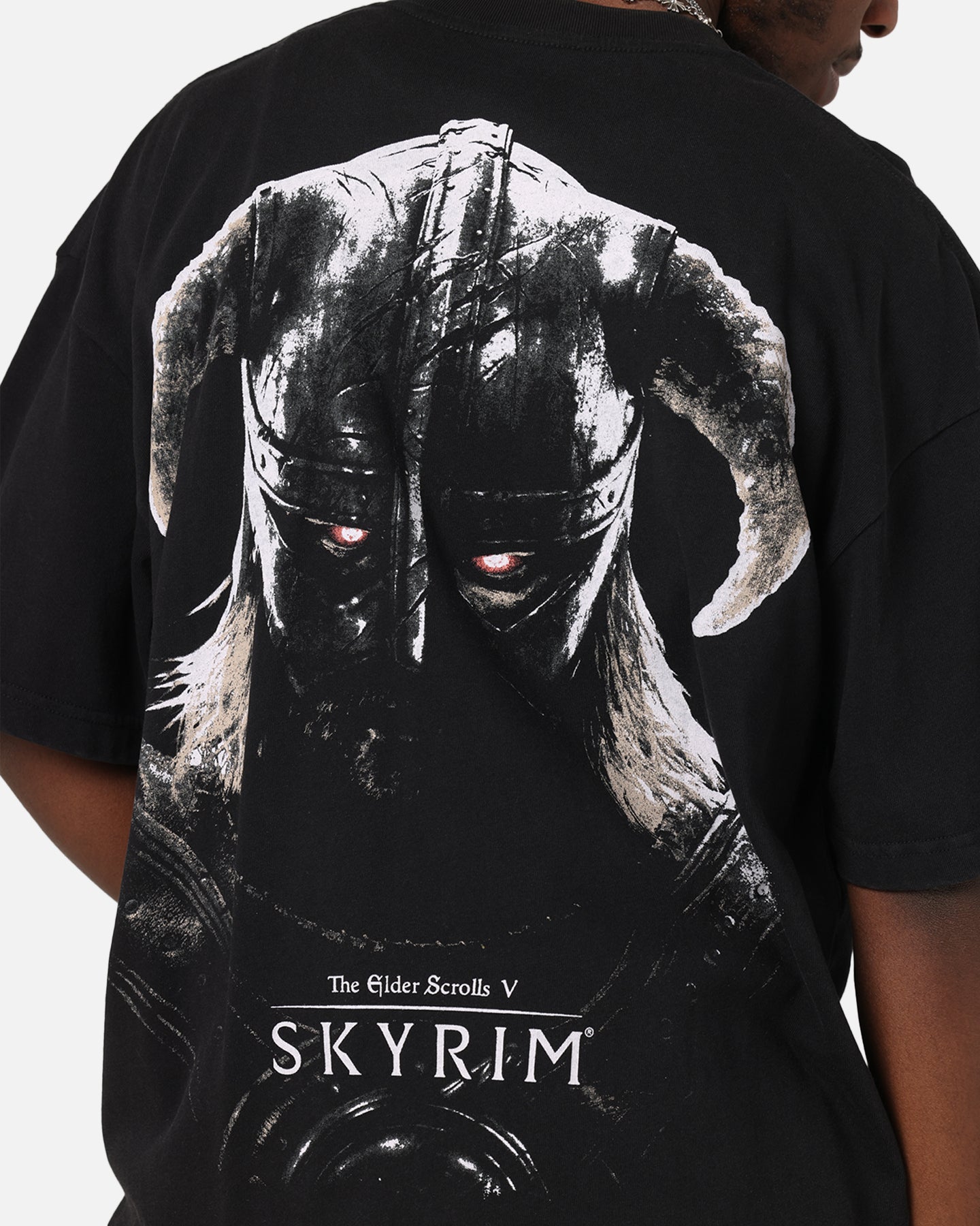 73Studio X The Elder Scrolls V: Skyrim '11 Dragonborn Vintage T-Shirt Black Acidwash