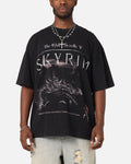 73Studio X The Elder Scrolls V: Skyrim Alduin Vintage T-Shirt Black Acidwash