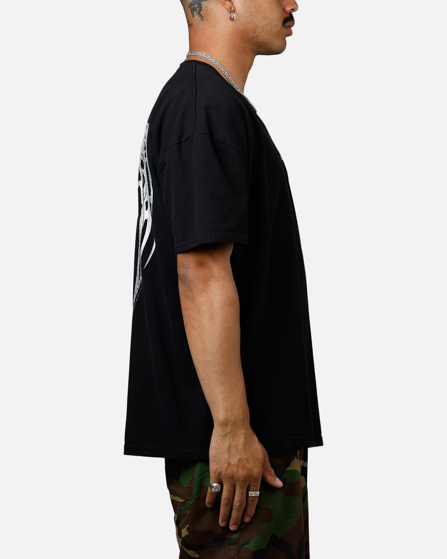 Saint Morta Departed Boxy T-Shirt Black