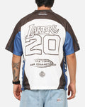 Mitchell & Ness Los Angeles Lakers Warehouse Rave Jersey White/Brown