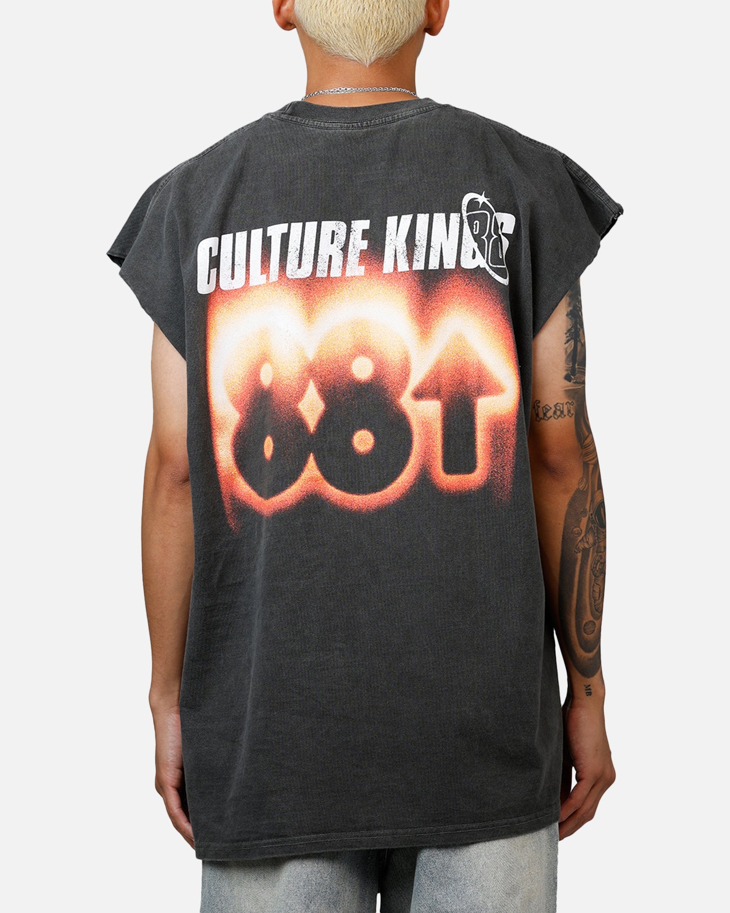 Culture Kings X 88Rising Degrees Muscle T-Shirt Black Wash