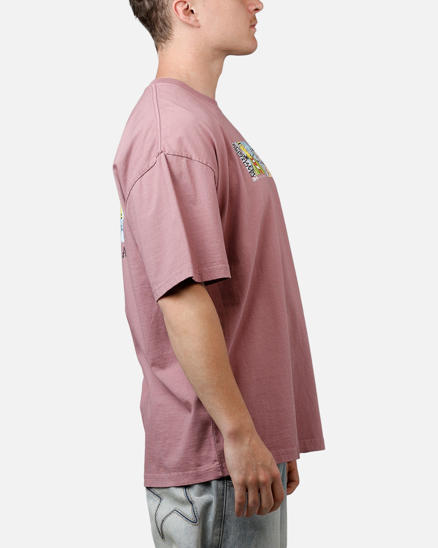 73Studio X Cartoon Network Ed Edd N Eddy Grail Vintage T-Shirt Ash Rose