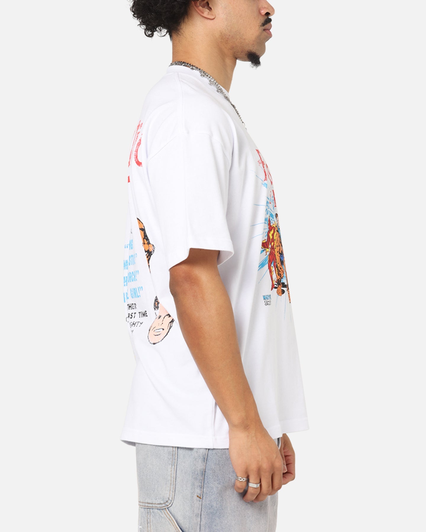 73Studio Marvel Fantastic Four Group T-Shirt White