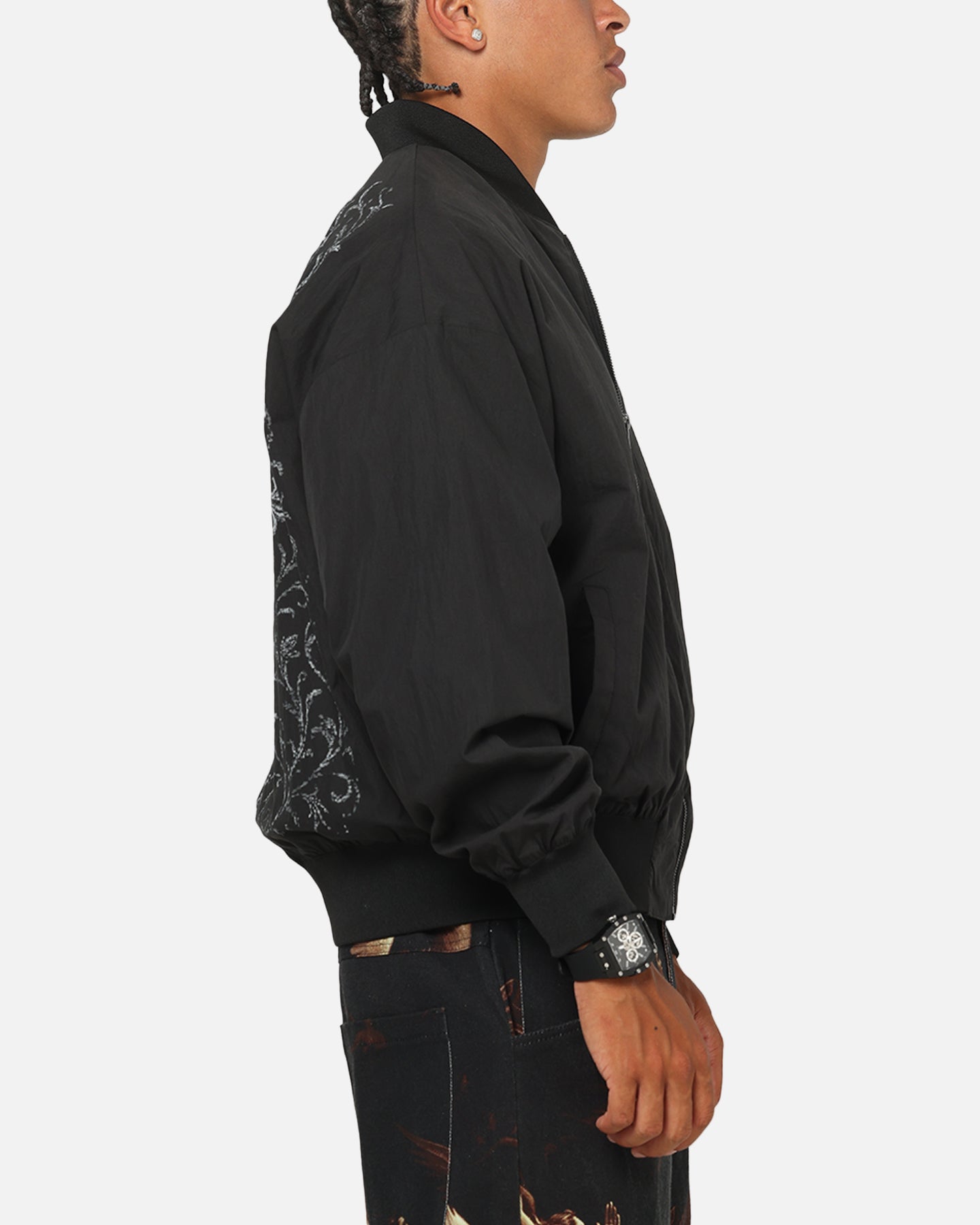 Saint Morta Crossbearer Bomber Jacket Black