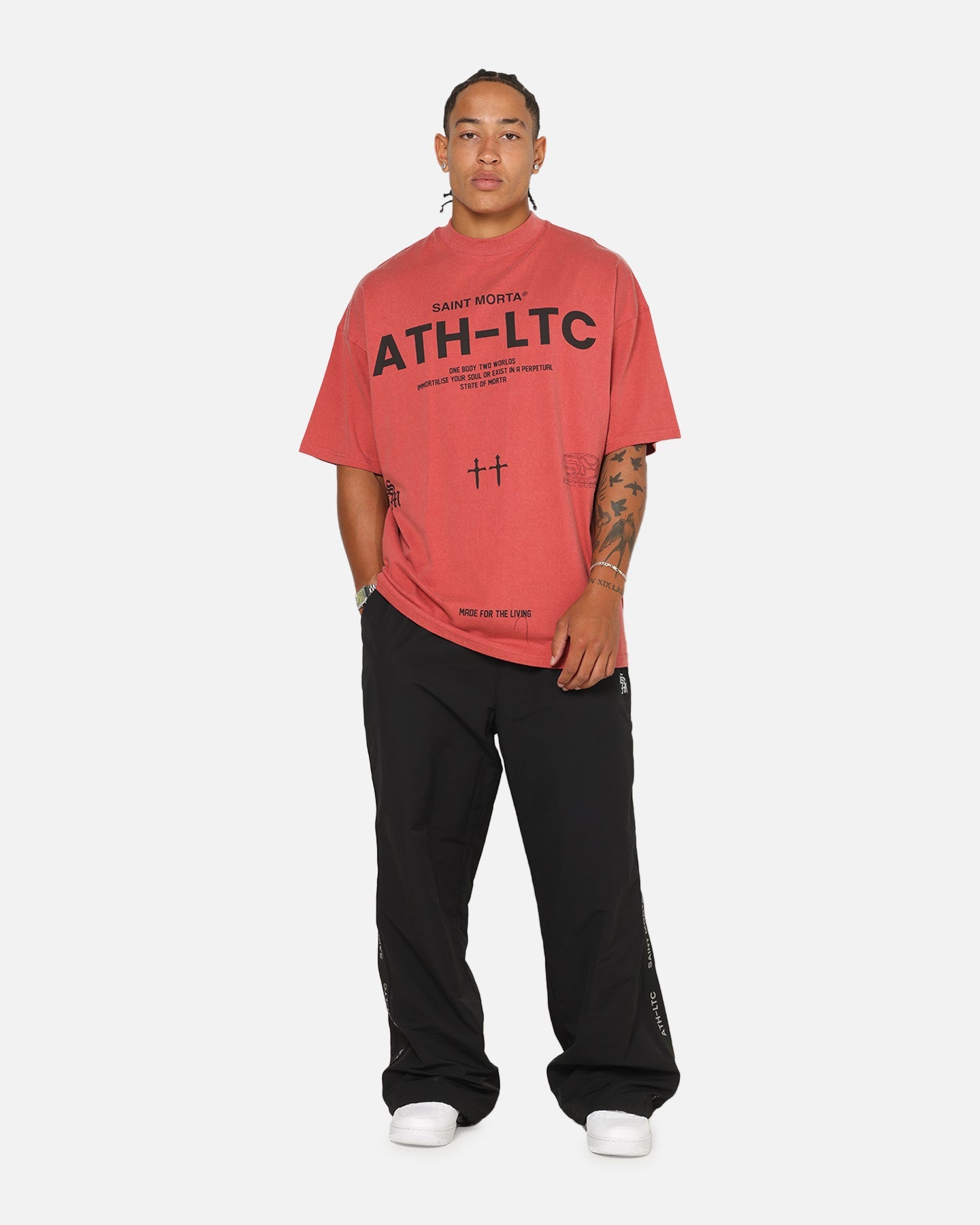 Saint Morta Athletc T-Shirt Pigment Washed