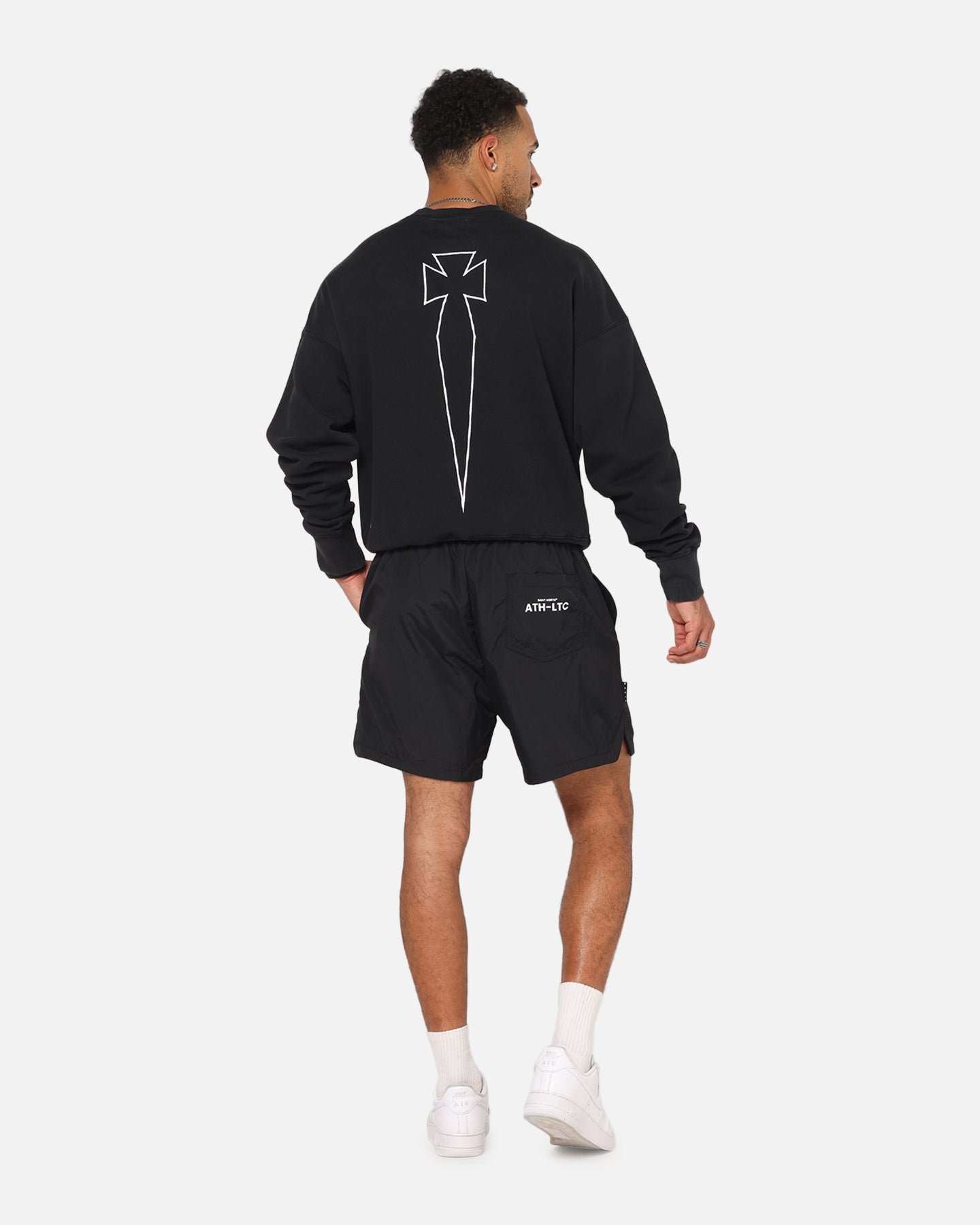 Saint Morta Athltc Crewneck Black