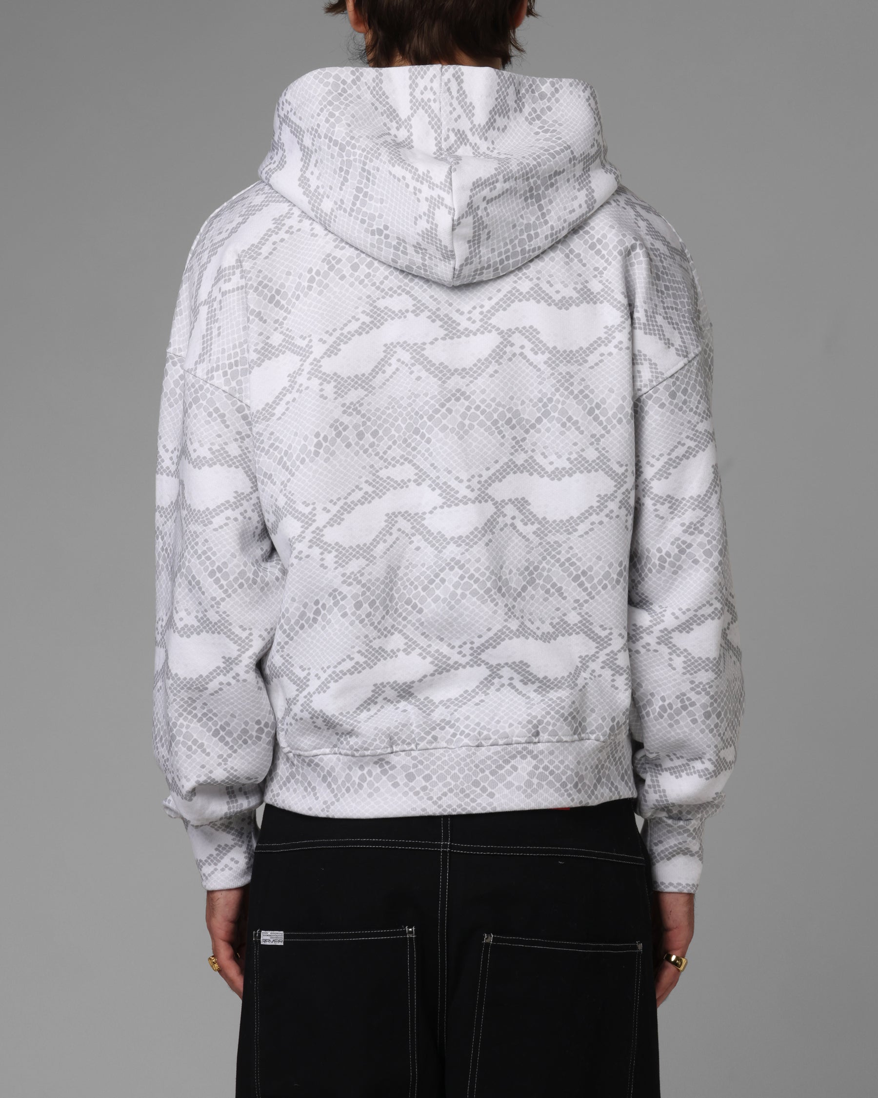 Loiter Slither Zip Hoodie Grey