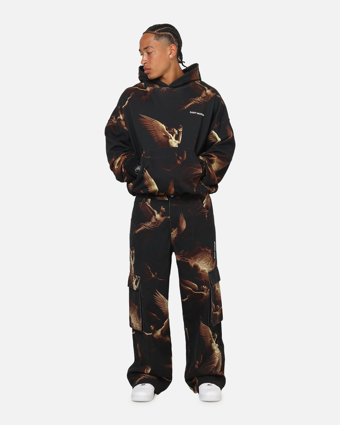 Saint Morta Ritual Rapture Hoodie Black/Orange