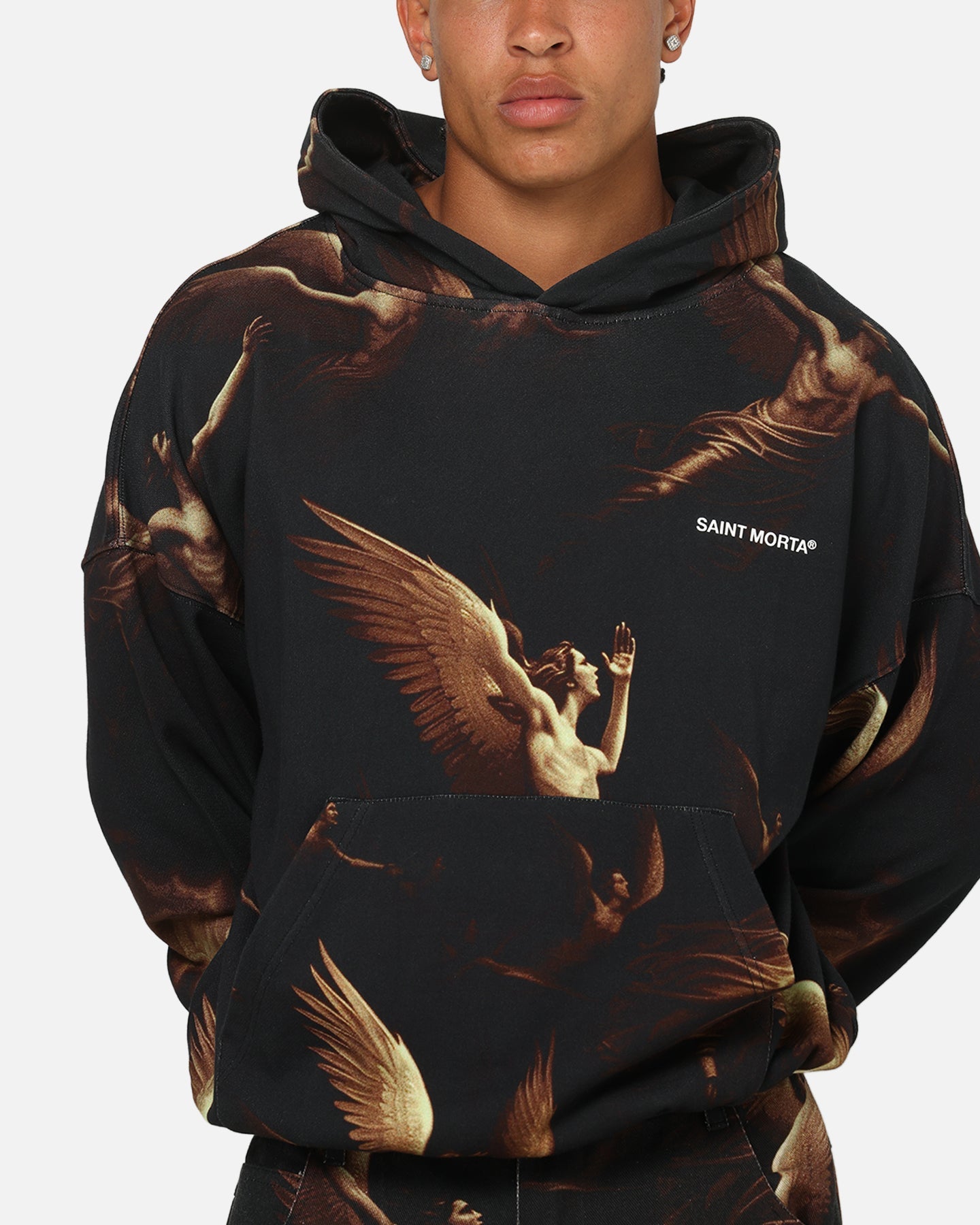 Saint Morta Ritual Rapture Hoodie Black/Orange