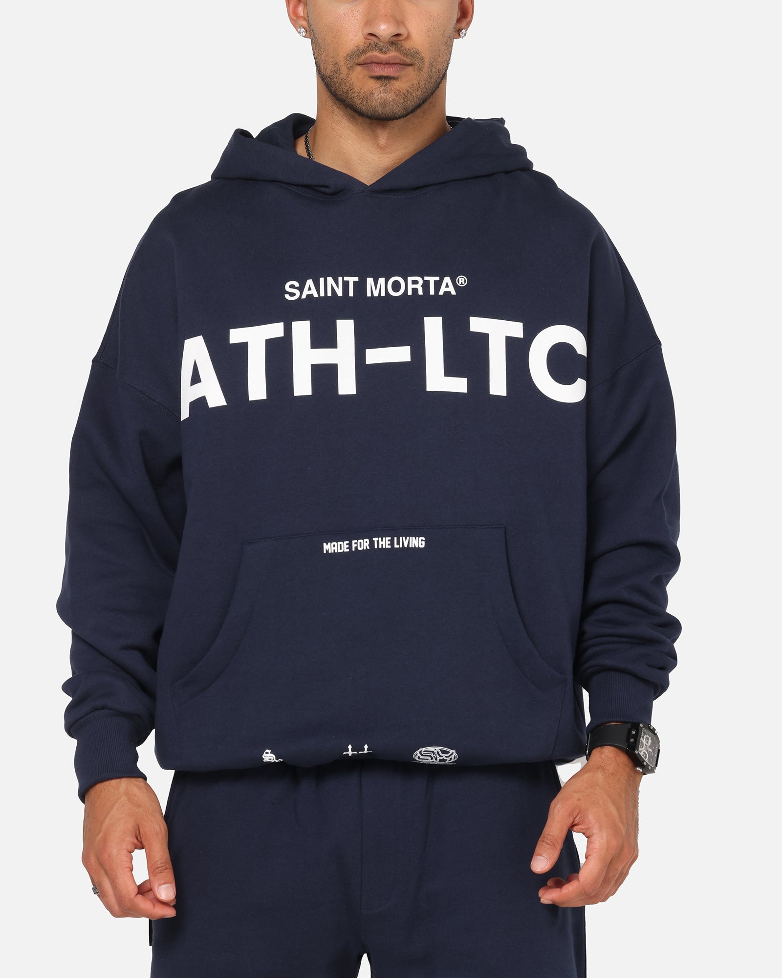 Saint Morta Athltc Hoodie Dark Royal