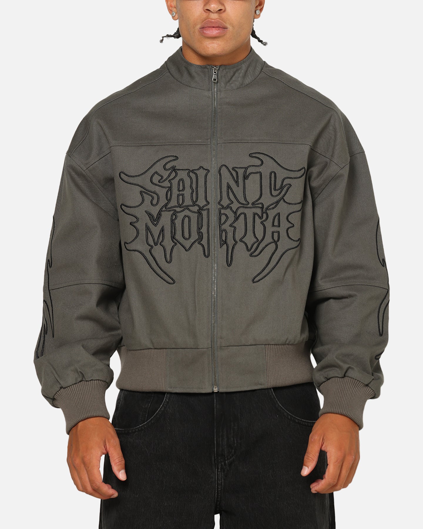 Saint Morta Crested Wing Jacket Aged Grey