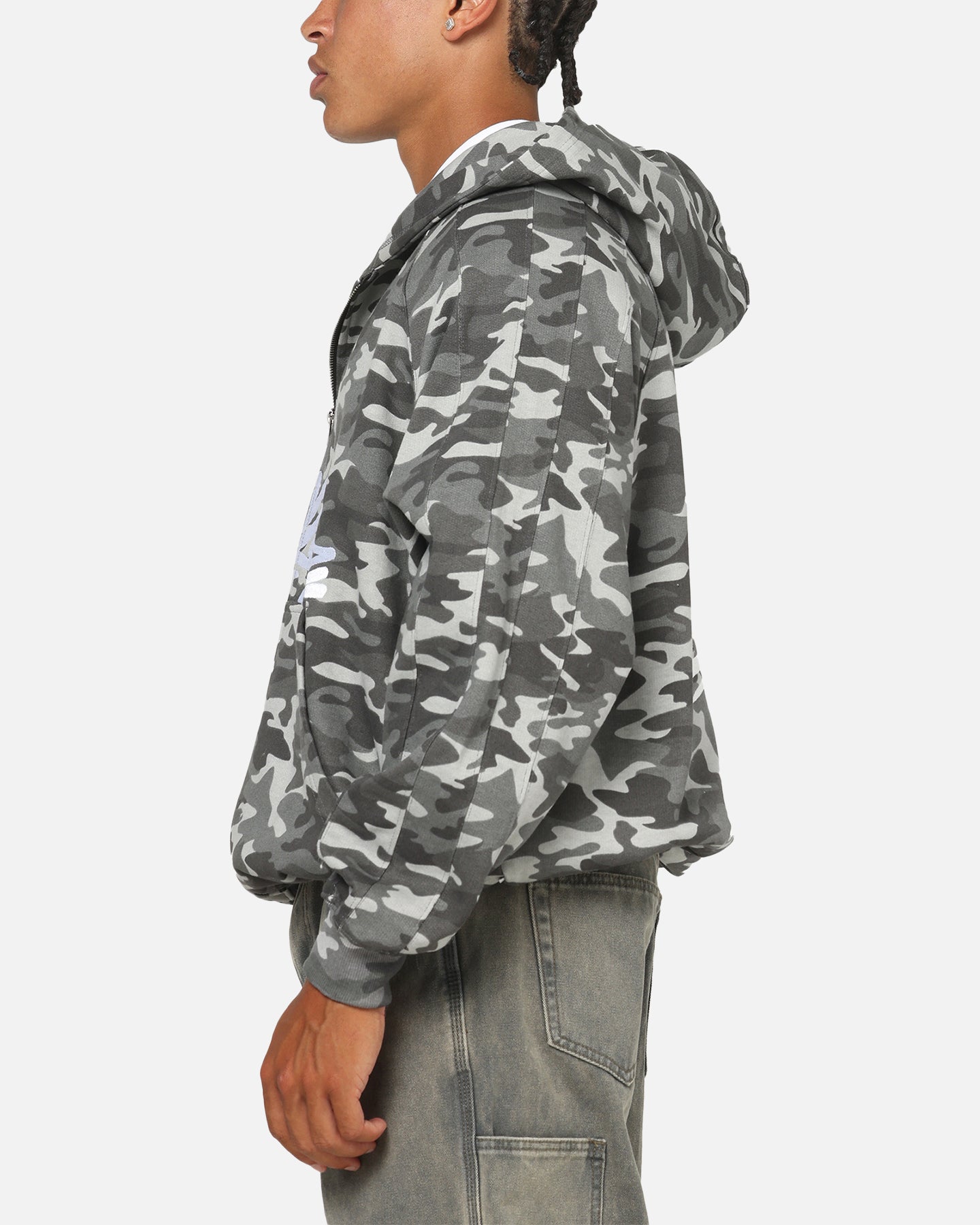 Carre Grit Hoodie Black Camo