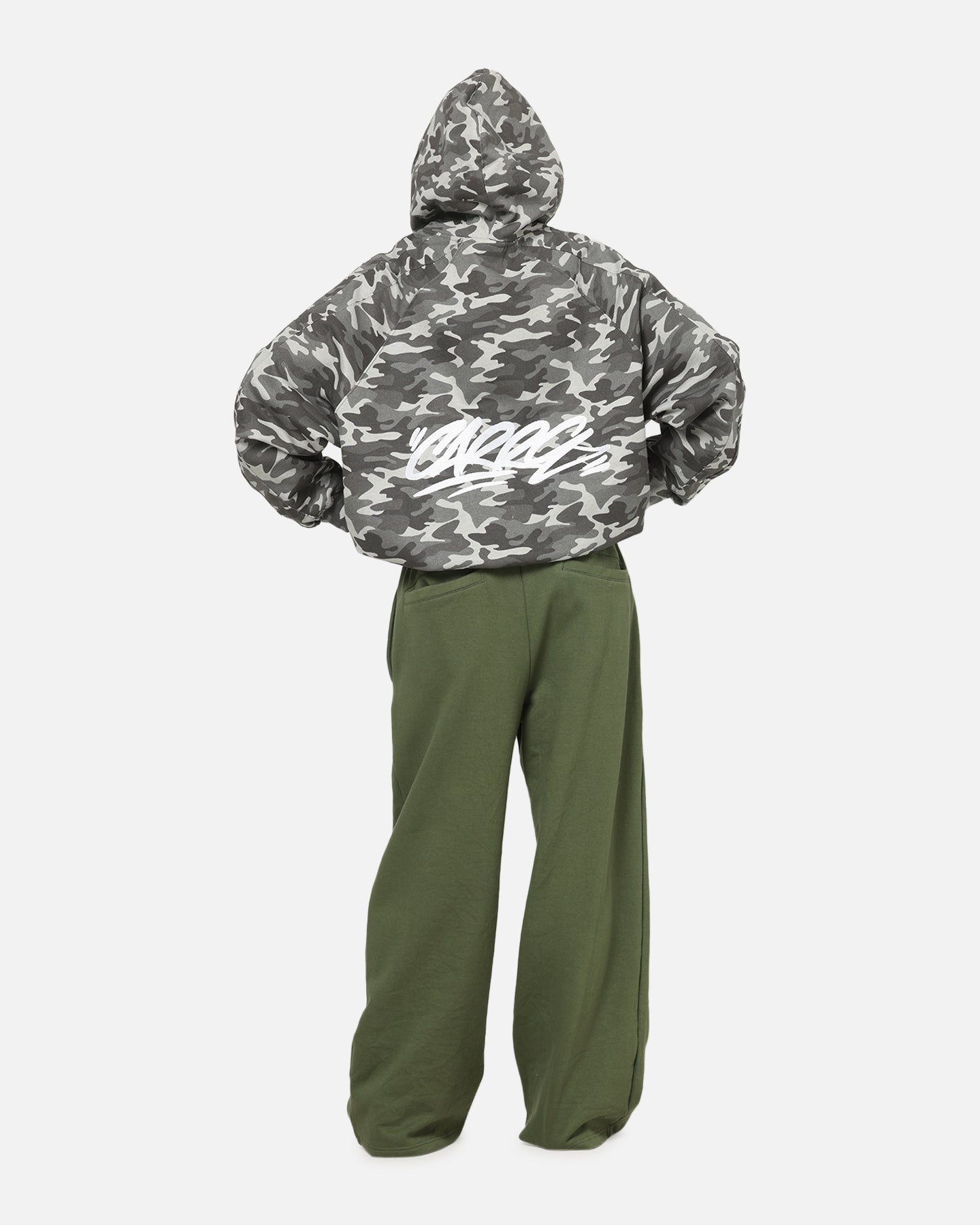 Carre Grit Hoodie Black Camo