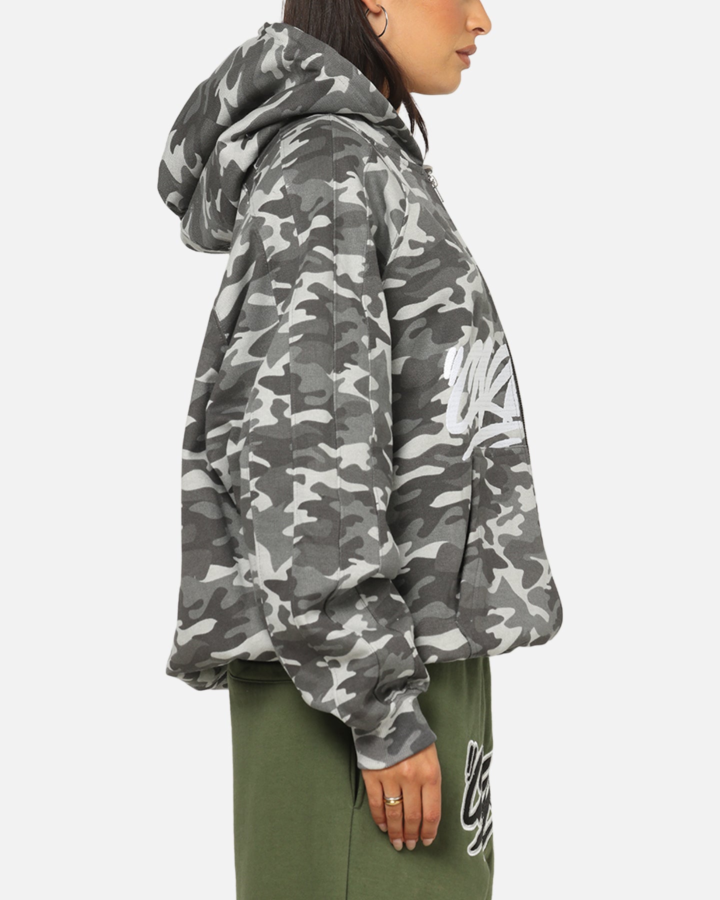 Carre Grit Hoodie Black Camo