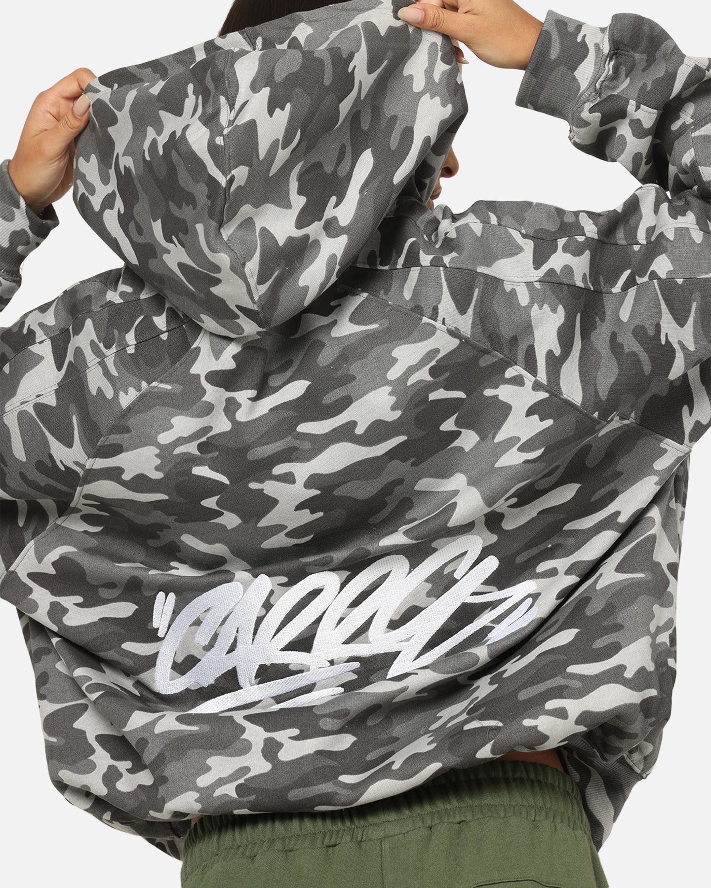 Carre Grit Hoodie Black Camo