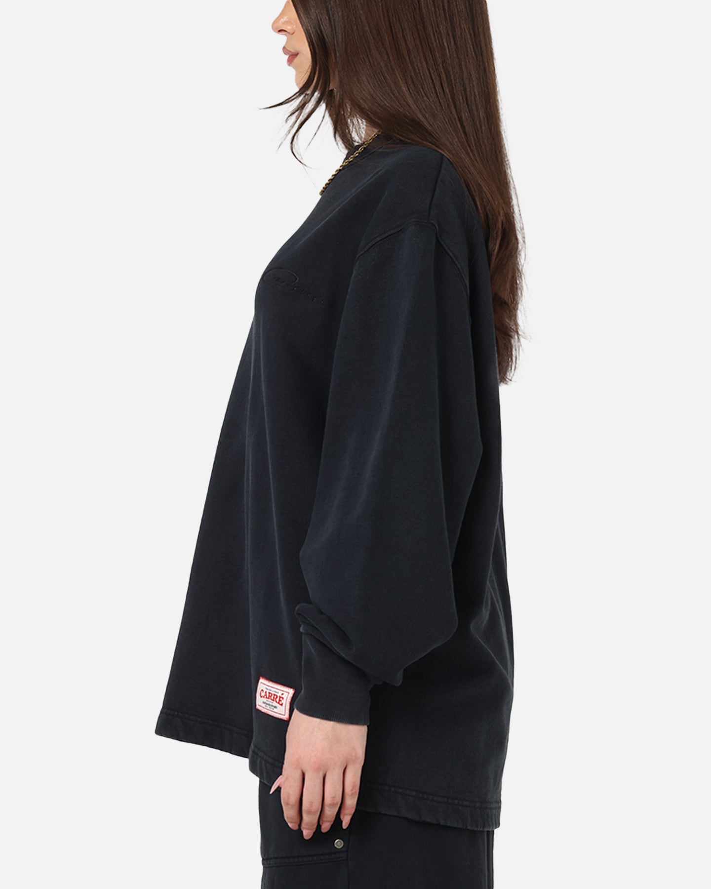 Carre Rivet Crewneck Charcoal