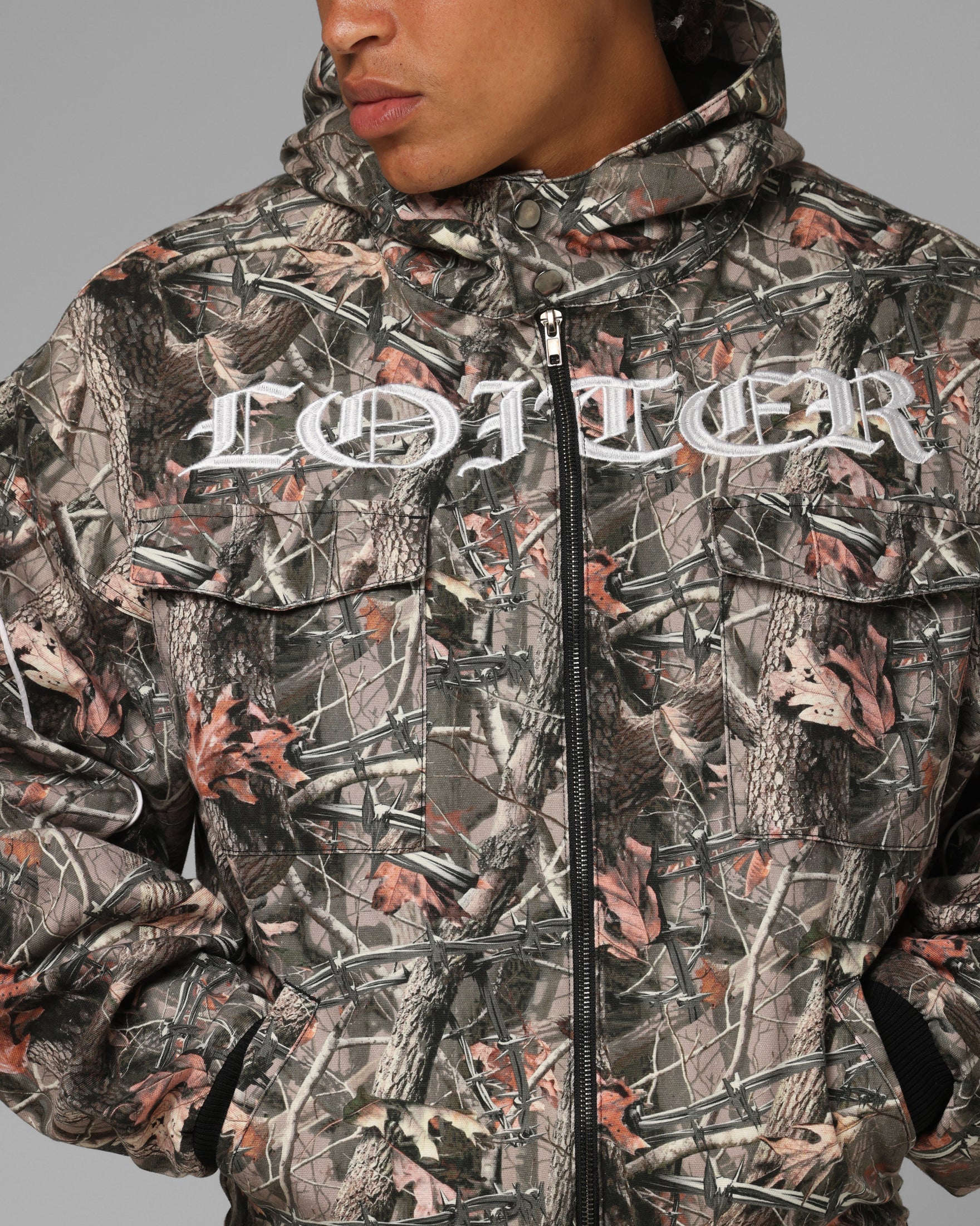 Loiter Fracture Hoodie Real Tree Camo