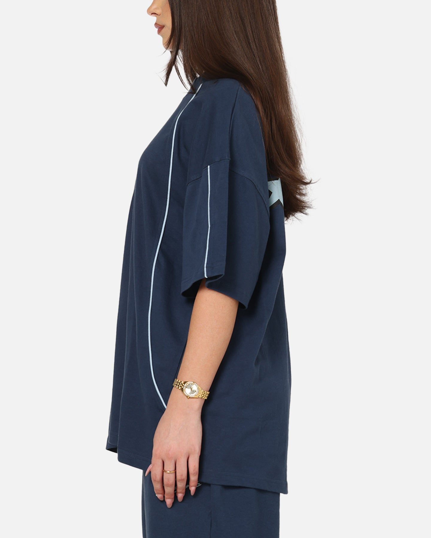 Carre International Star T-Shirt Navy