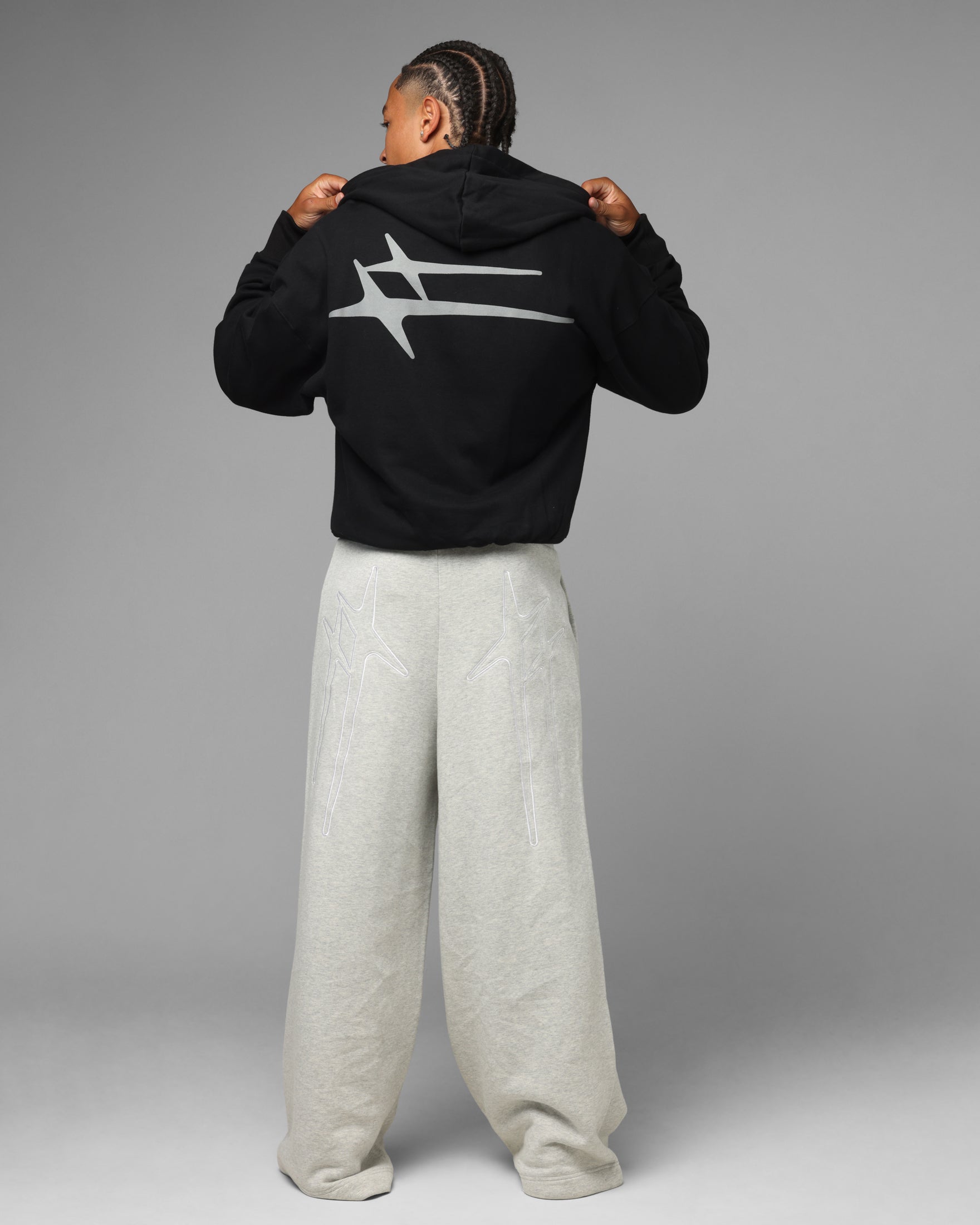 Loiter Ultra Hybrid Zip Hoodie Black