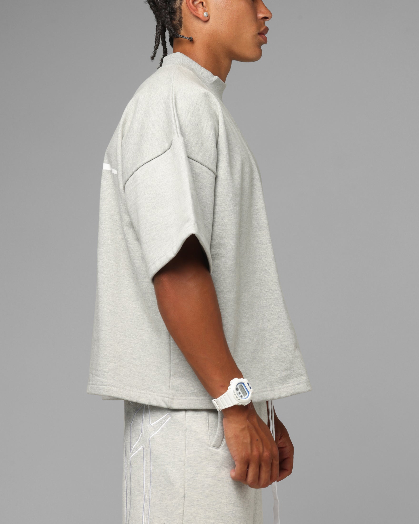 Loiter Ultra Hybrid Premium T-Shirt Grey