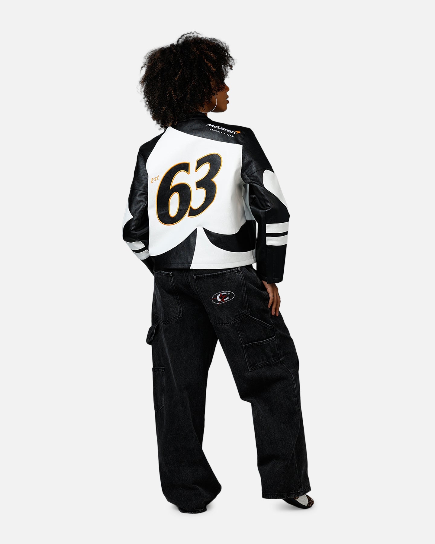 We Are The Wild Collective Women's Mclaren X Culture Kings 2025 Jacket White/Black