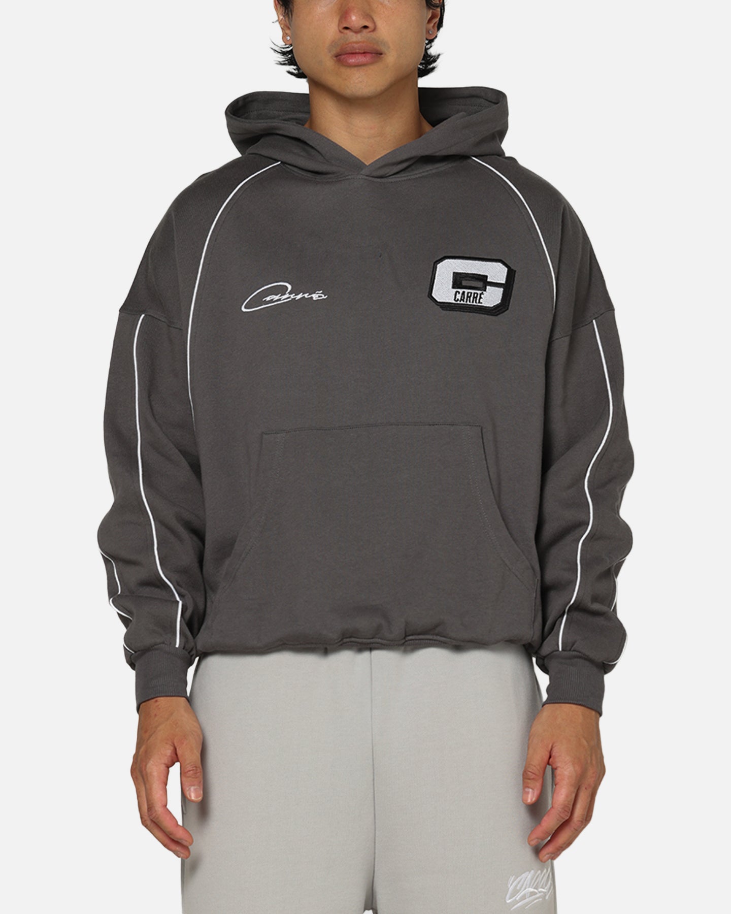 Carre International Star Hoodie Charcoal