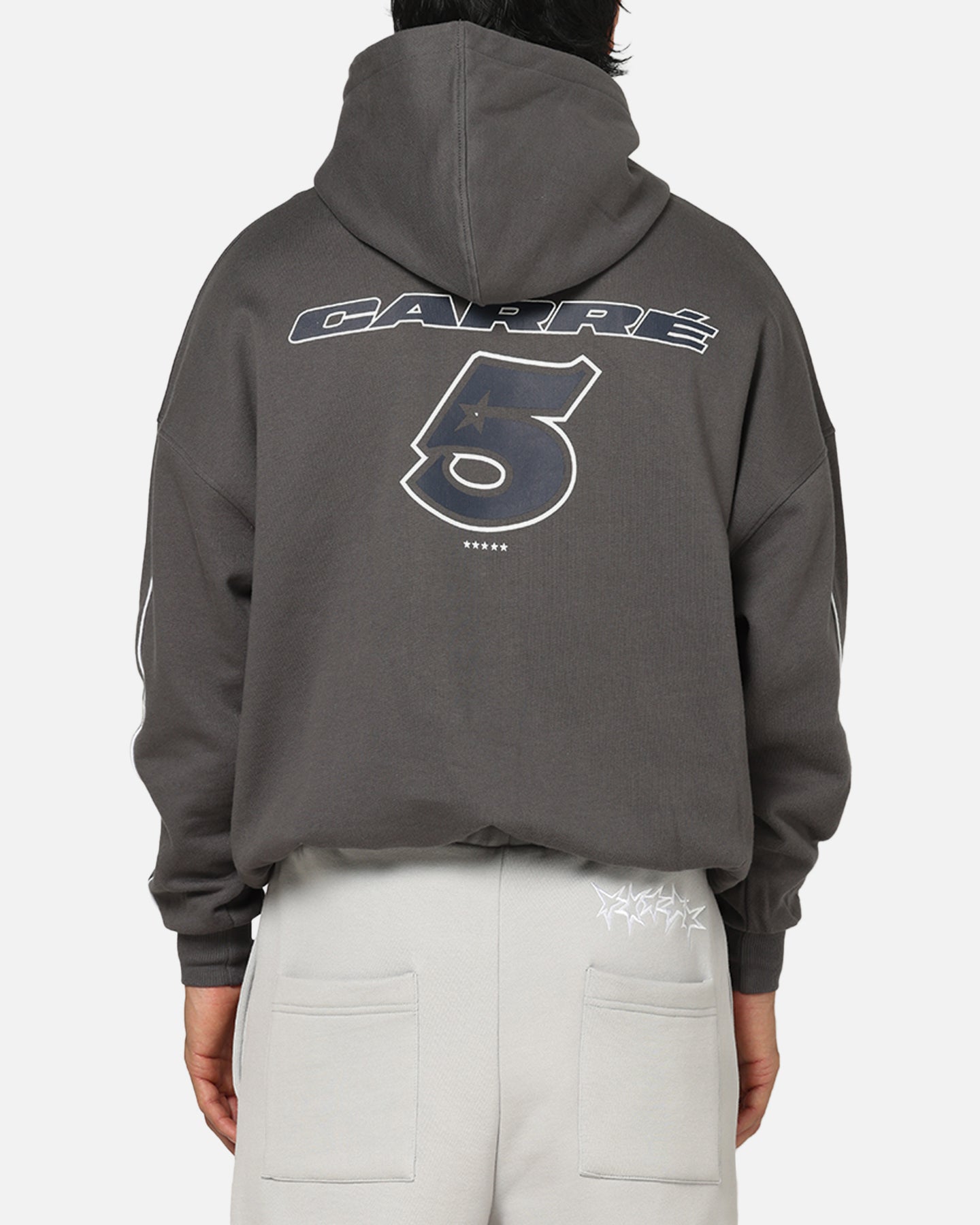Carre International Star Hoodie Charcoal