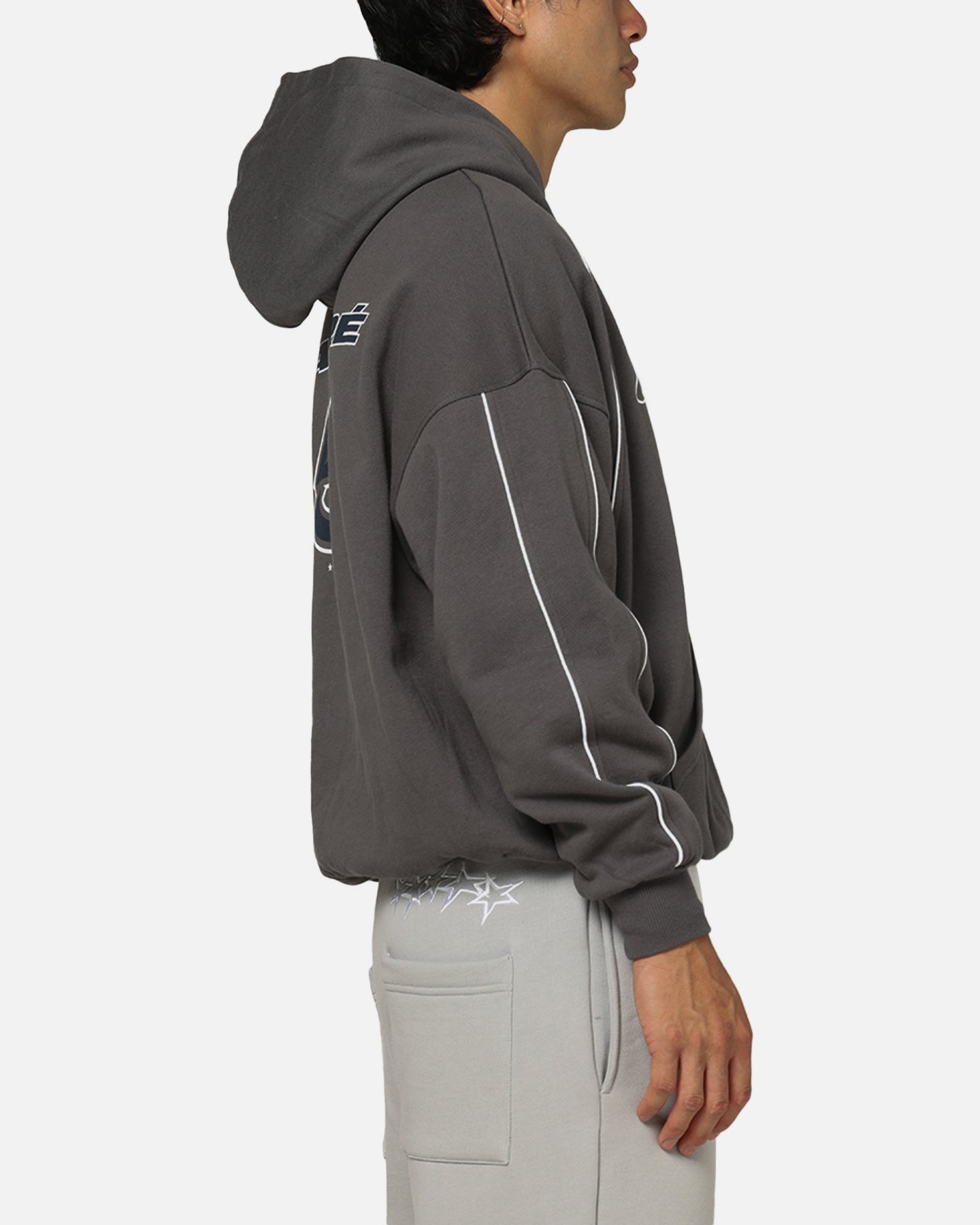 Carre International Star Hoodie Charcoal