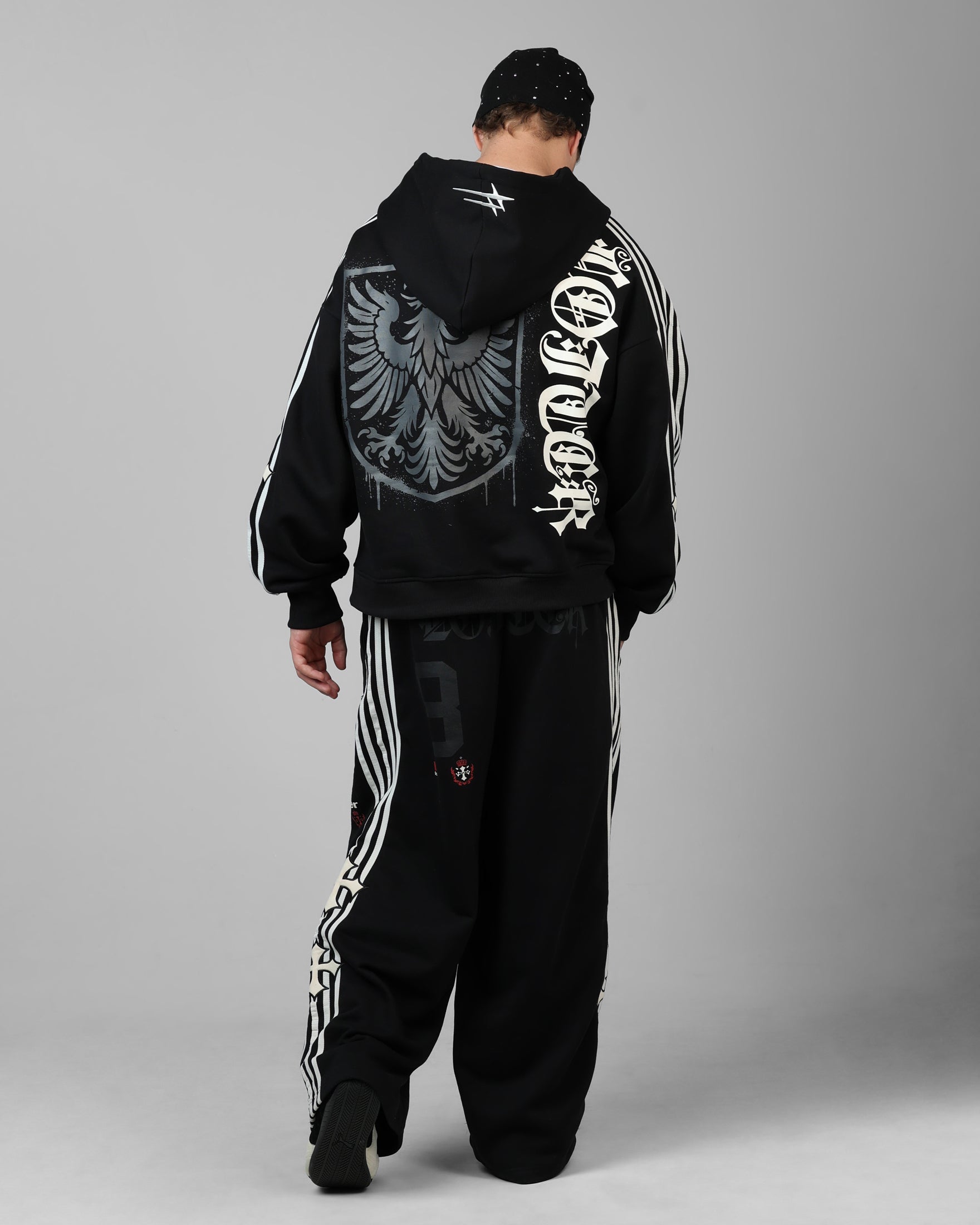 Loiter Imperial Zip Hoodie Black