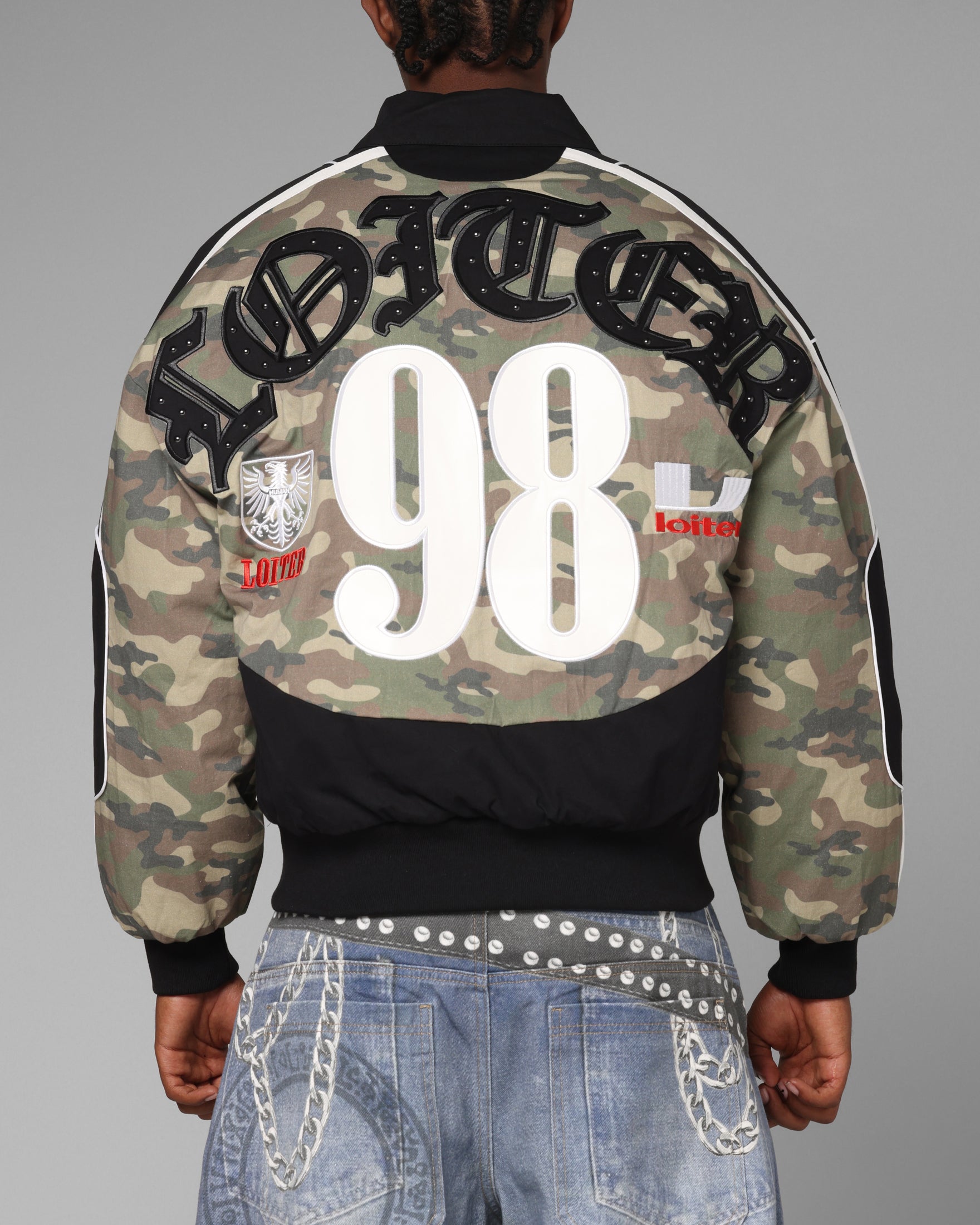 Loiter Enroute Racing Jacket Camo/Black