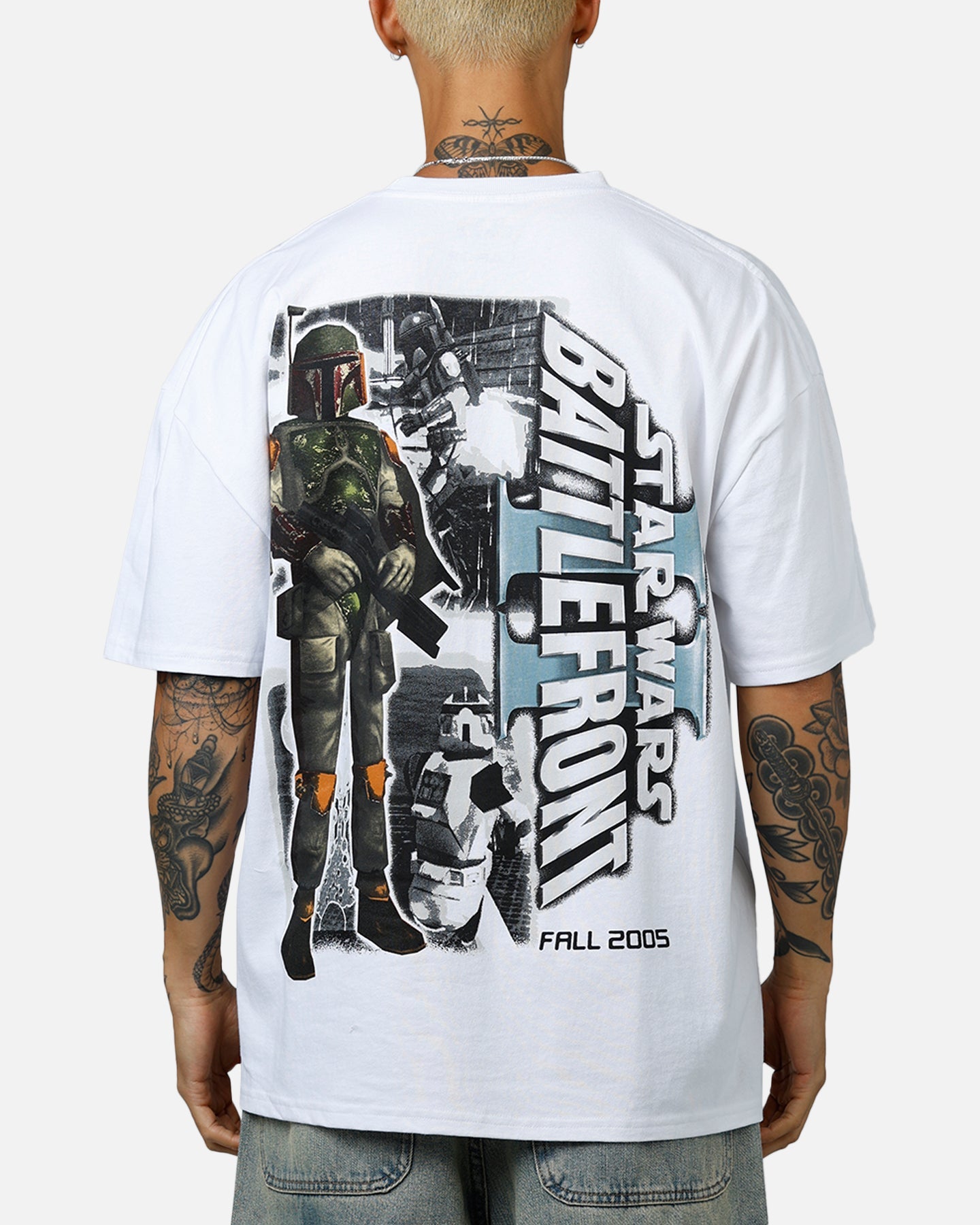 73Studio Star Wars Boba Fett Battlefront II T-Shirt White