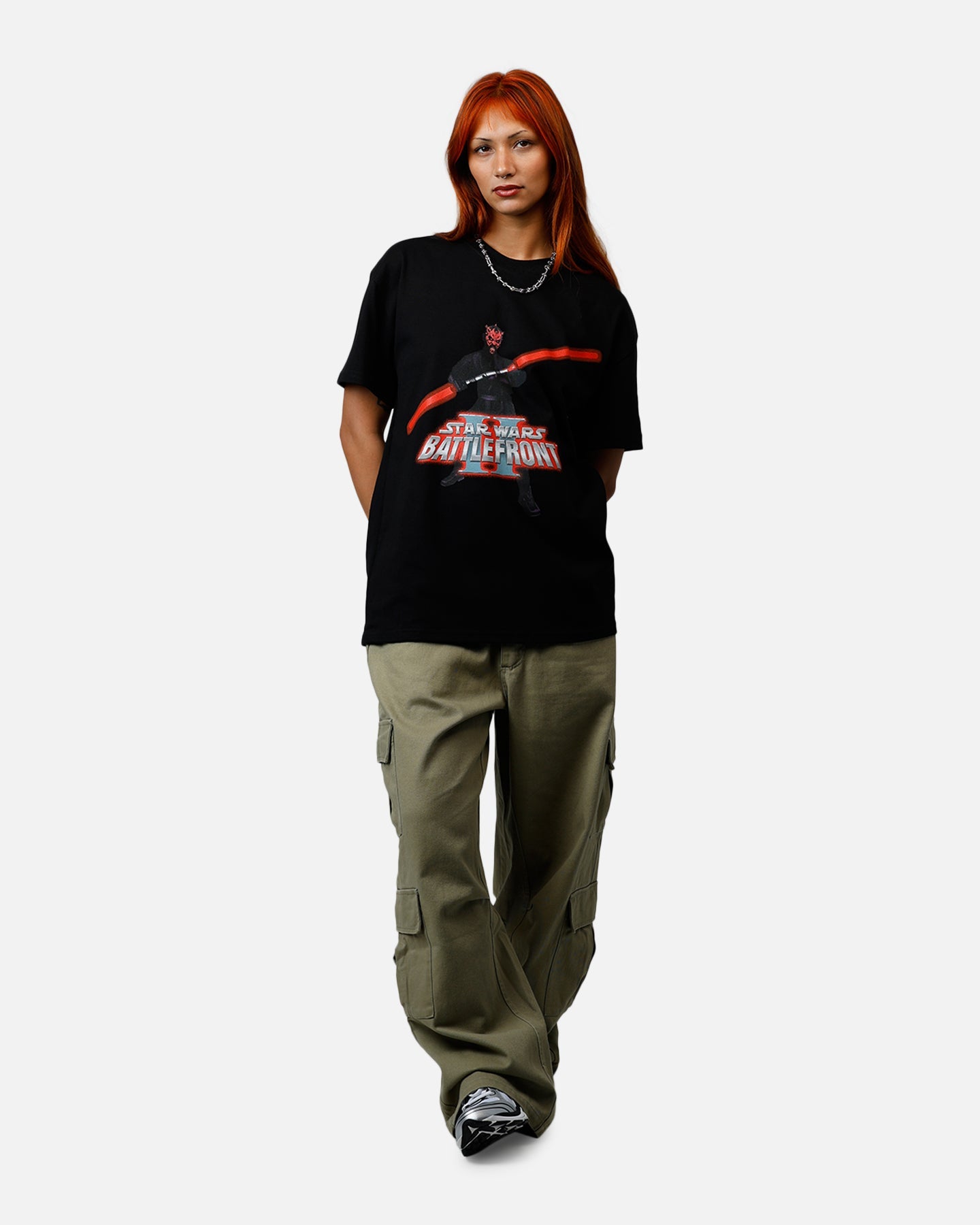 73Studio Star Wars Darth Maul Battlefront II T-Shirt Black