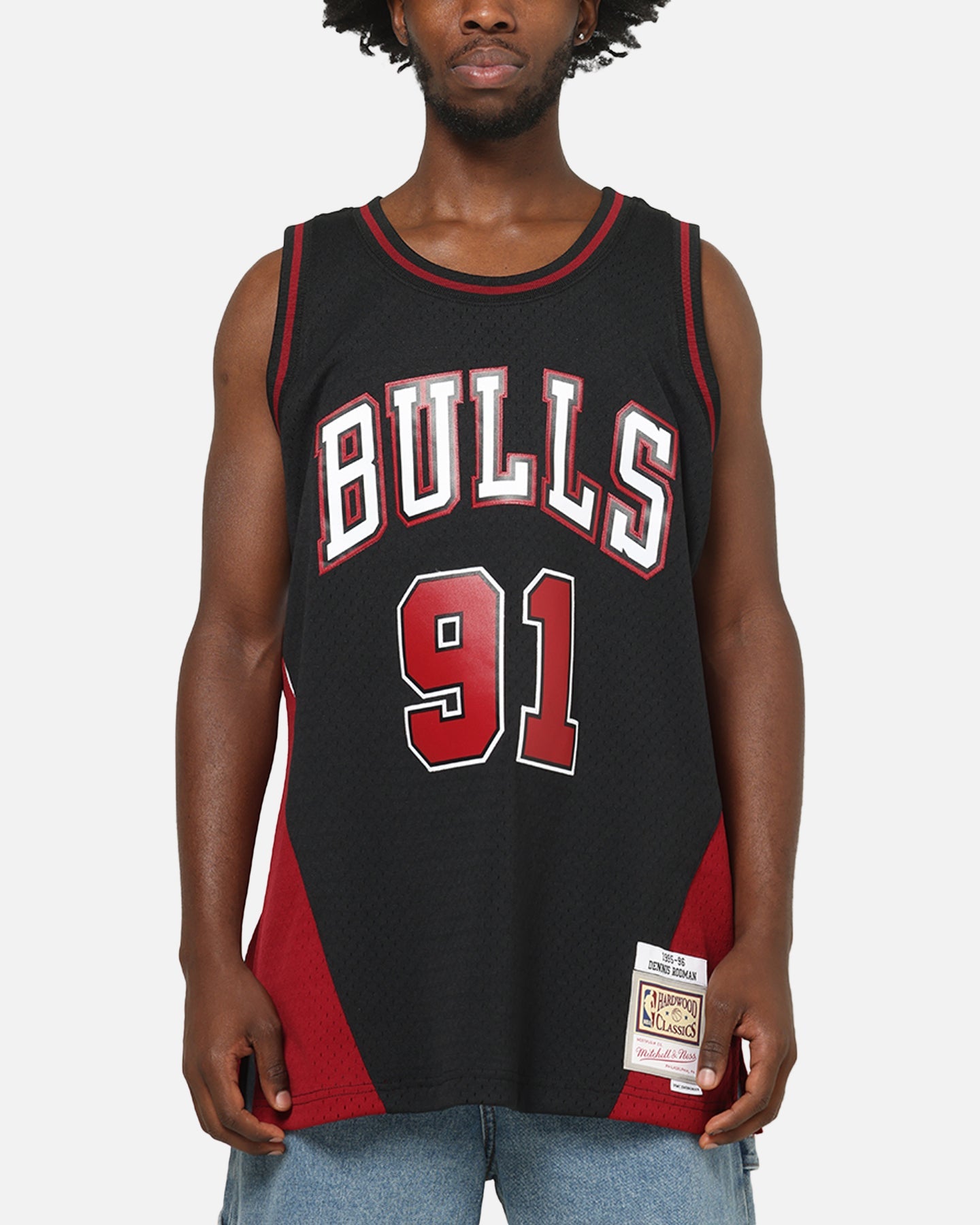Mitchell & Ness Chicago Bulls Dennis Rodman Rave Jersey Black/Red
