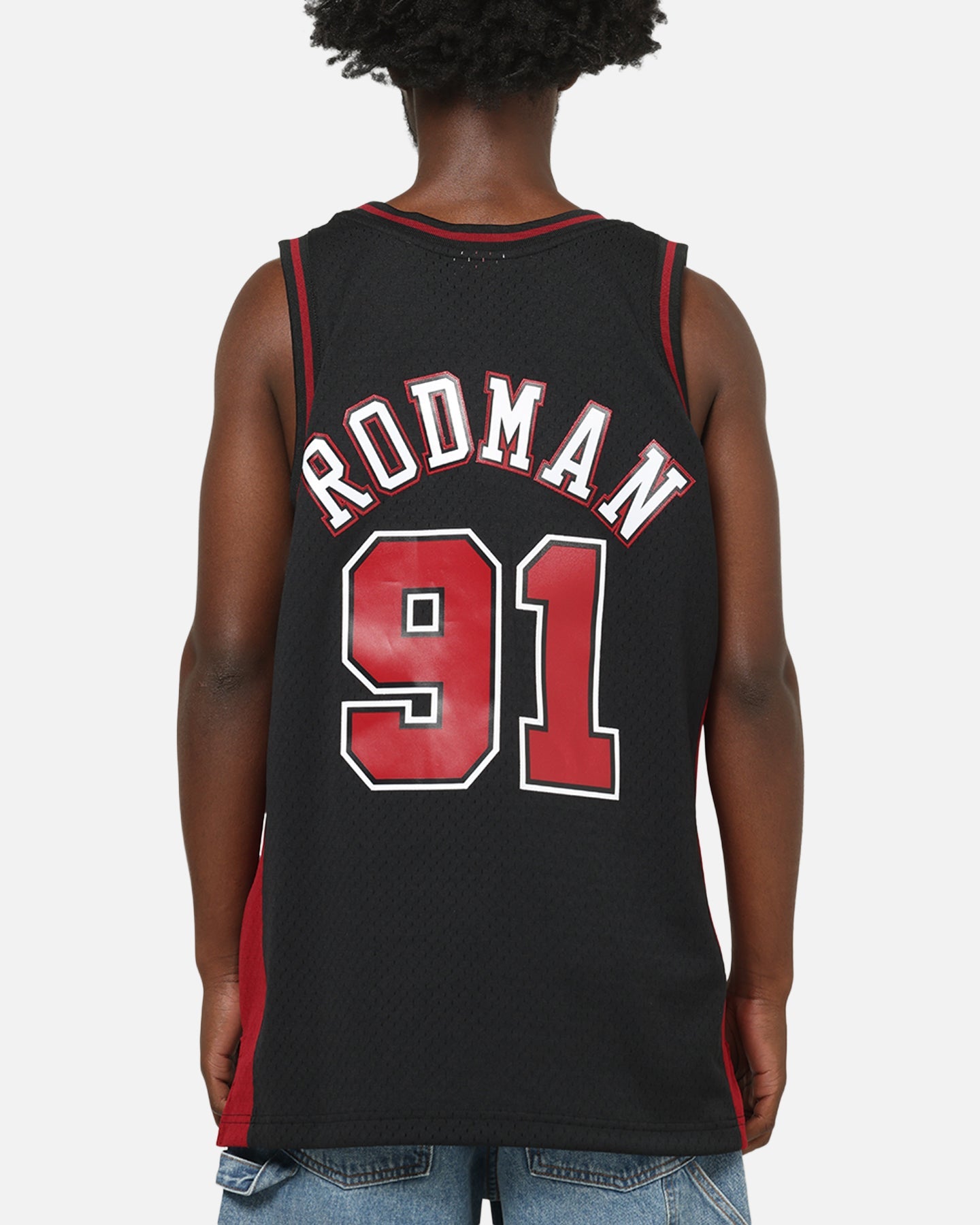 Mitchell & Ness Chicago Bulls Dennis Rodman Rave Jersey Black/Red