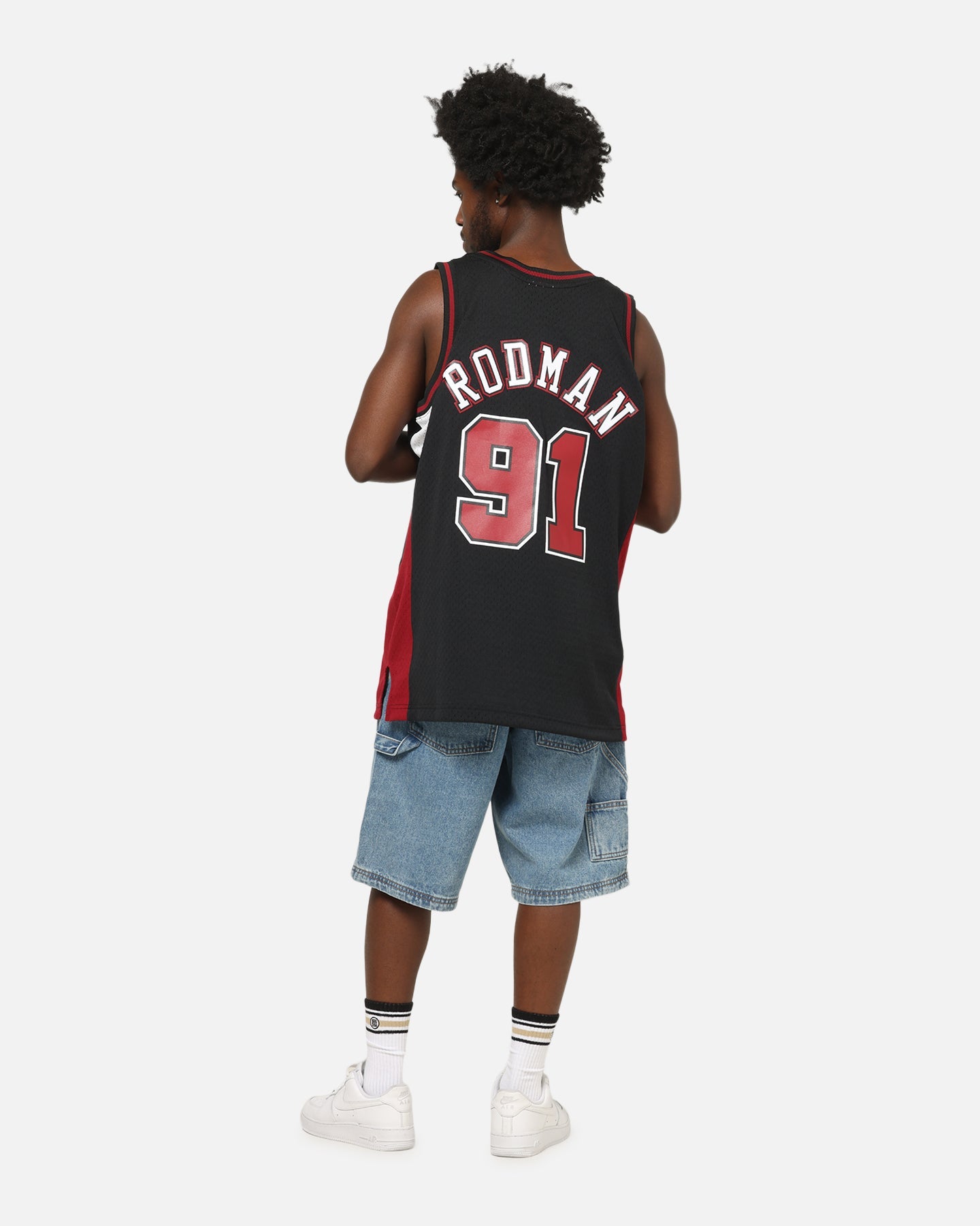 Mitchell & Ness Chicago Bulls Dennis Rodman Rave Jersey Black/Red