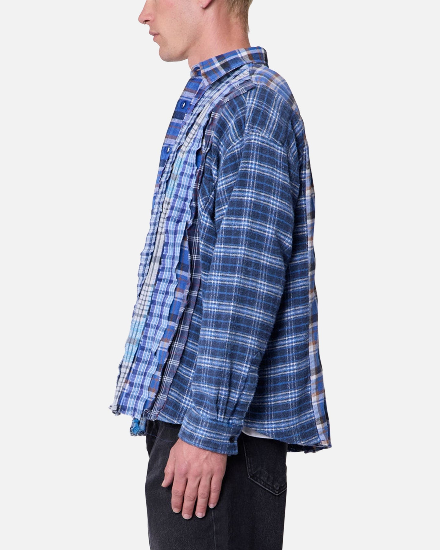 MNML Tuxedo Vintage Flannel Shirt Blue/Multi