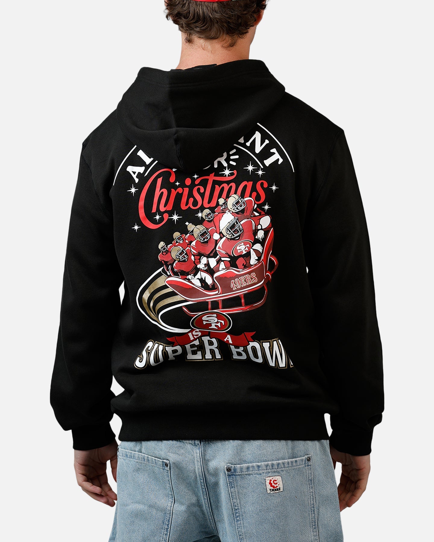 New Era San Francisco 49ers All I Want For Christmas Hoodie Black