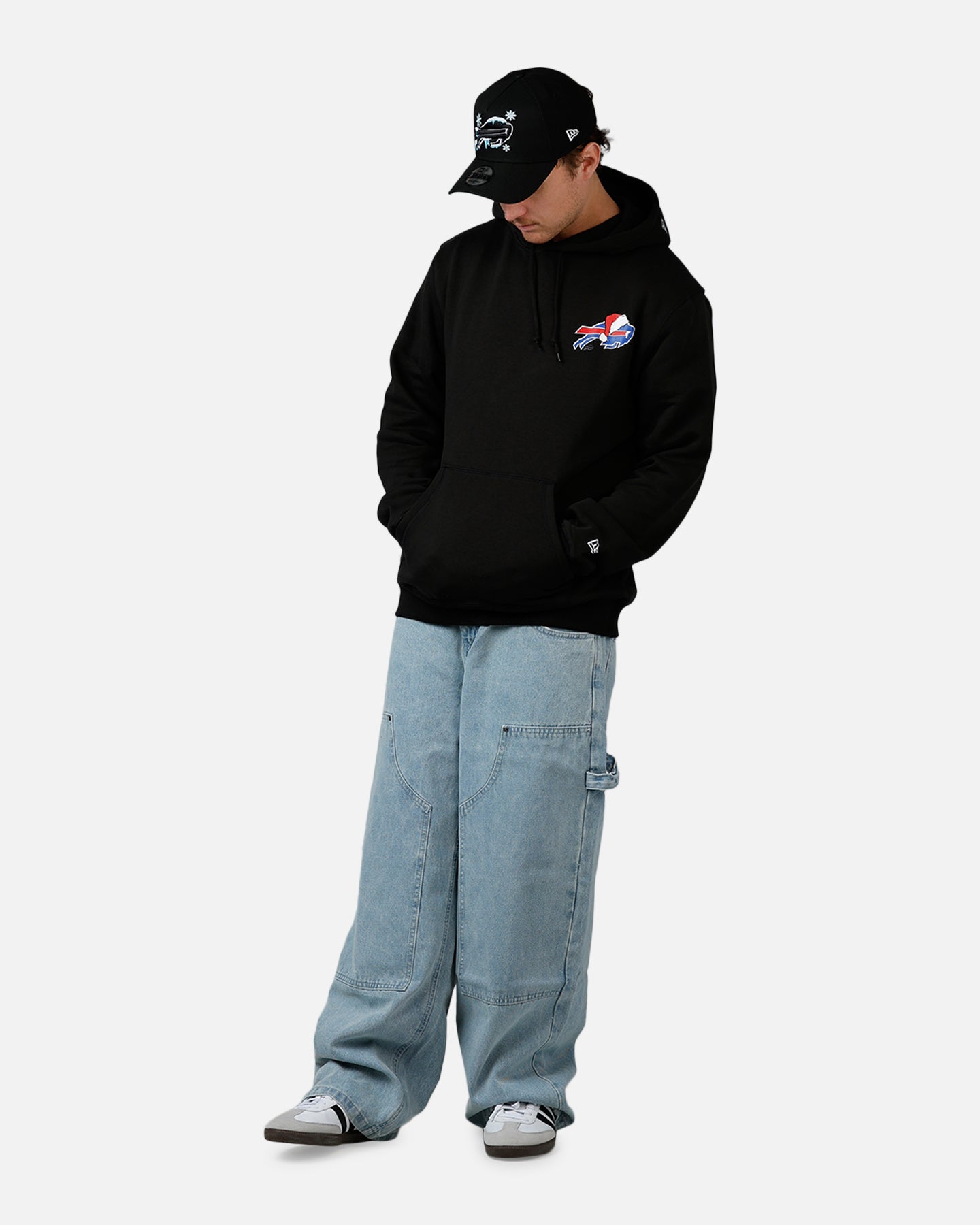 New Era Buffalo Bills All I Want For Christmas Hoodie Black