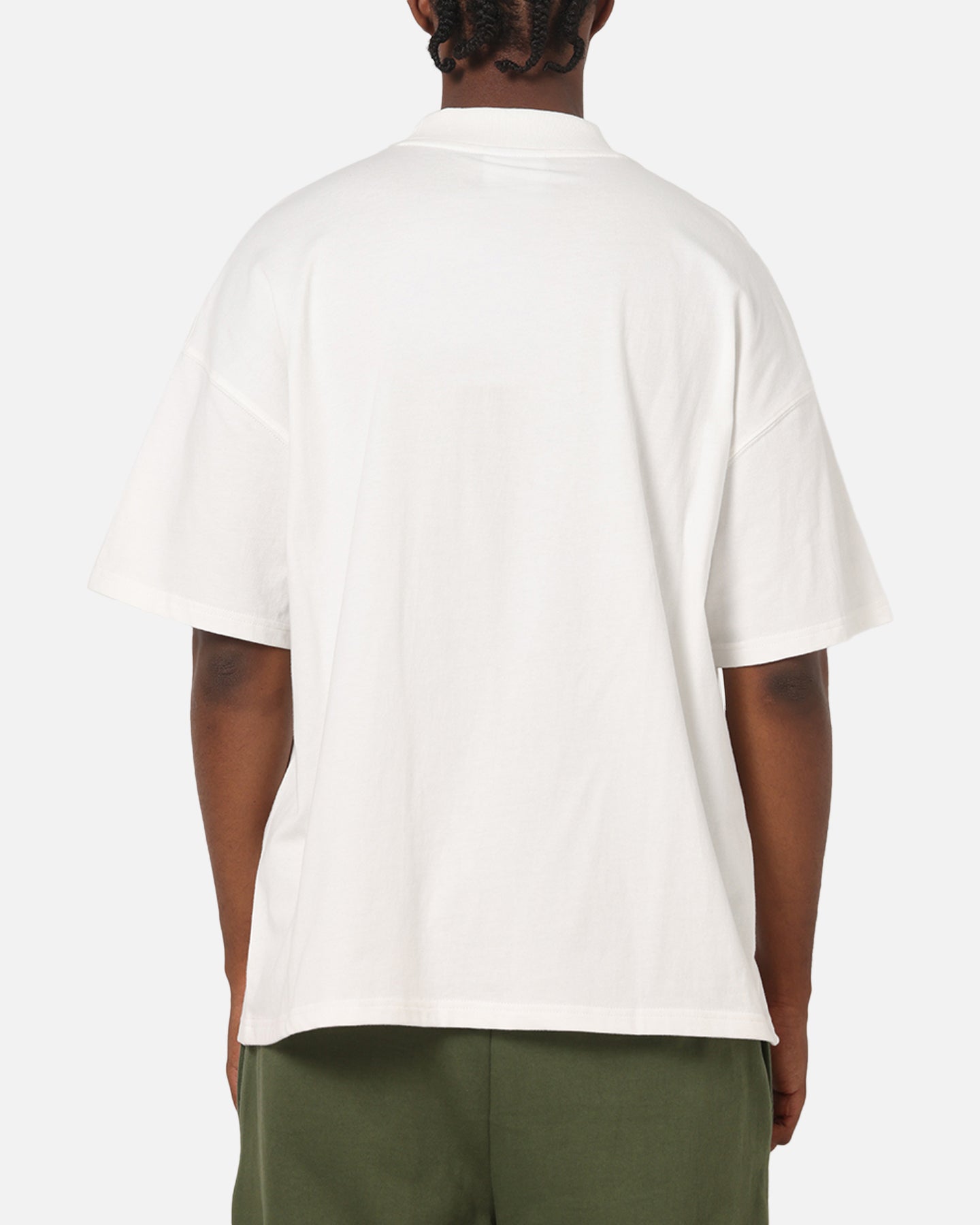 Carre Cross Stitch T-Shirt Off White