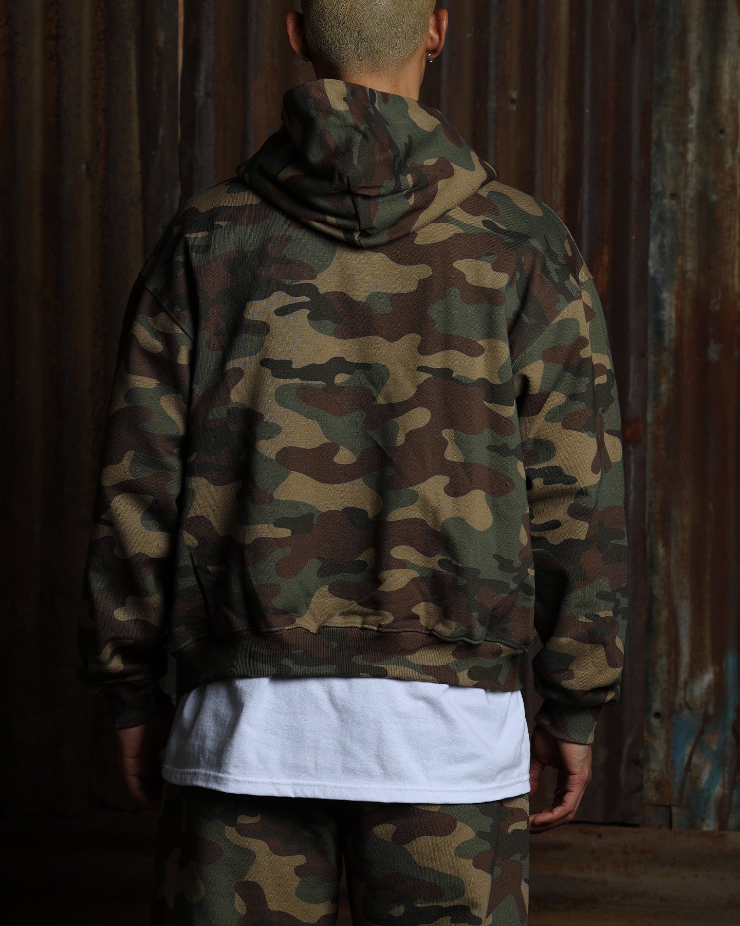 American Thrift Zip Hoodie Camo