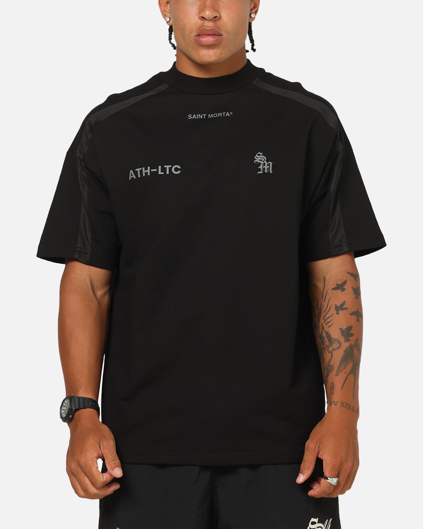 Saint Morta Athltc Recon T-Shirt Black