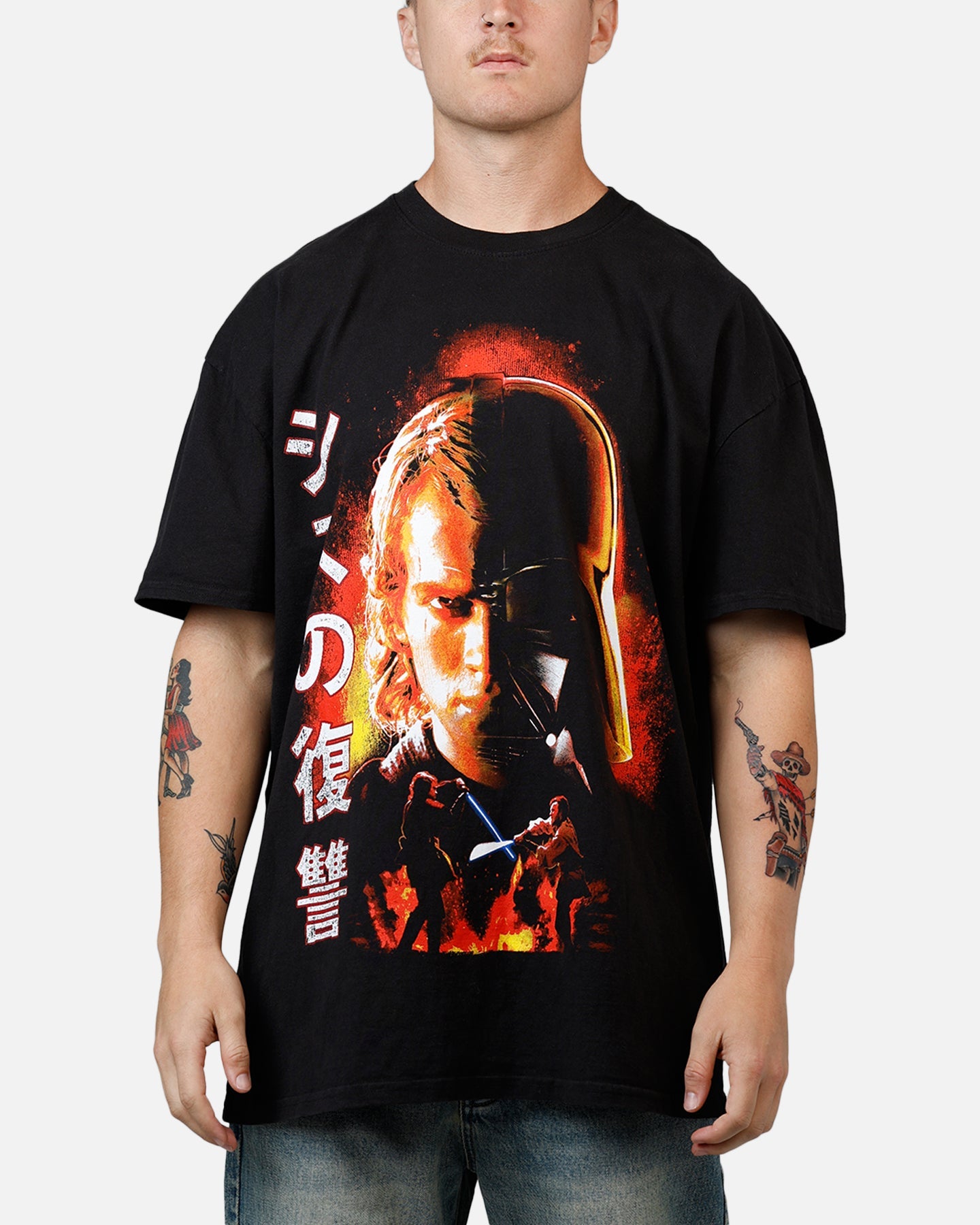 73Studio Star Wars Japan '05 Revenge Of The Sith T-Shirt Black