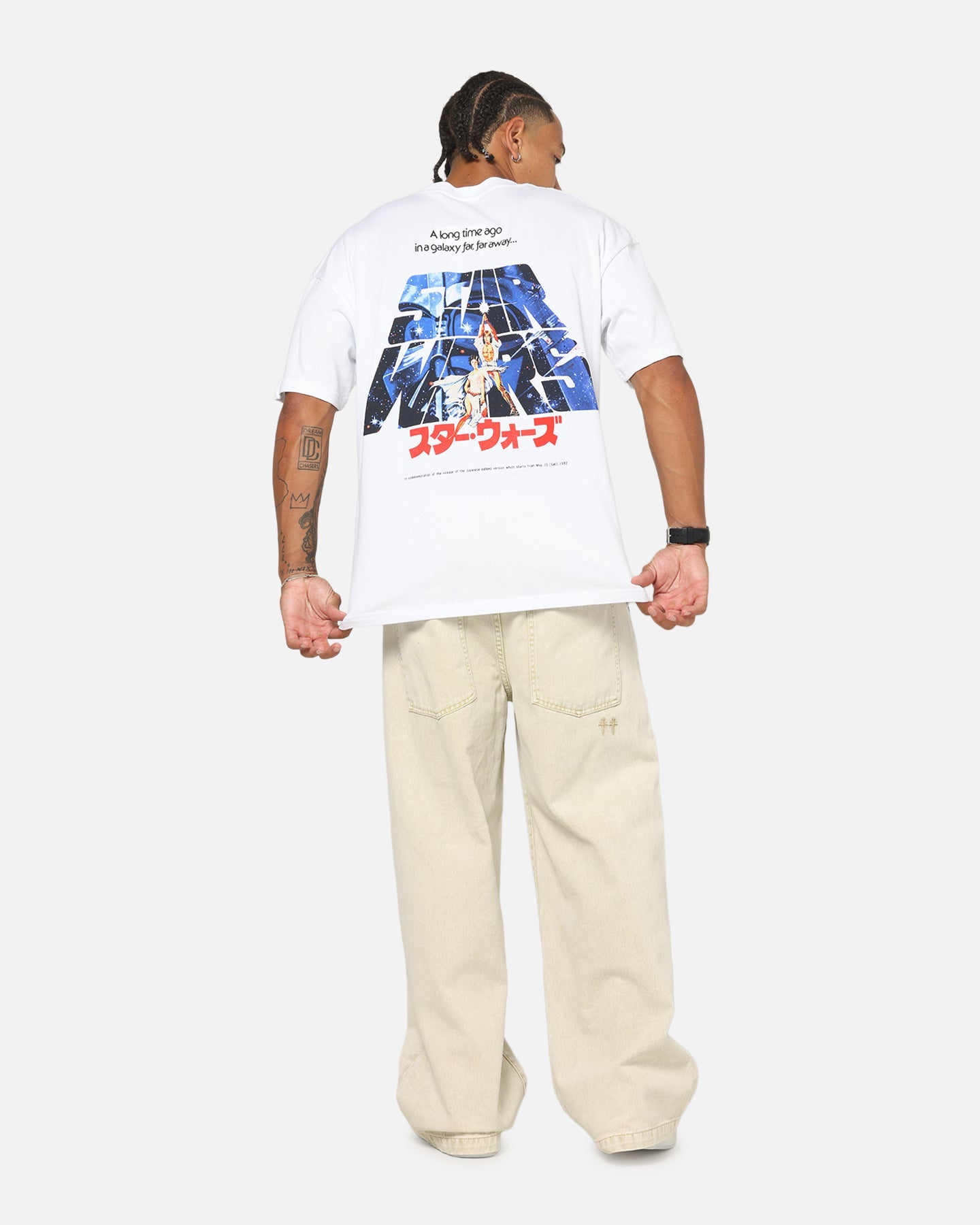 73Studio Star Wars '77 A New Hope Vintage T-Shirt White