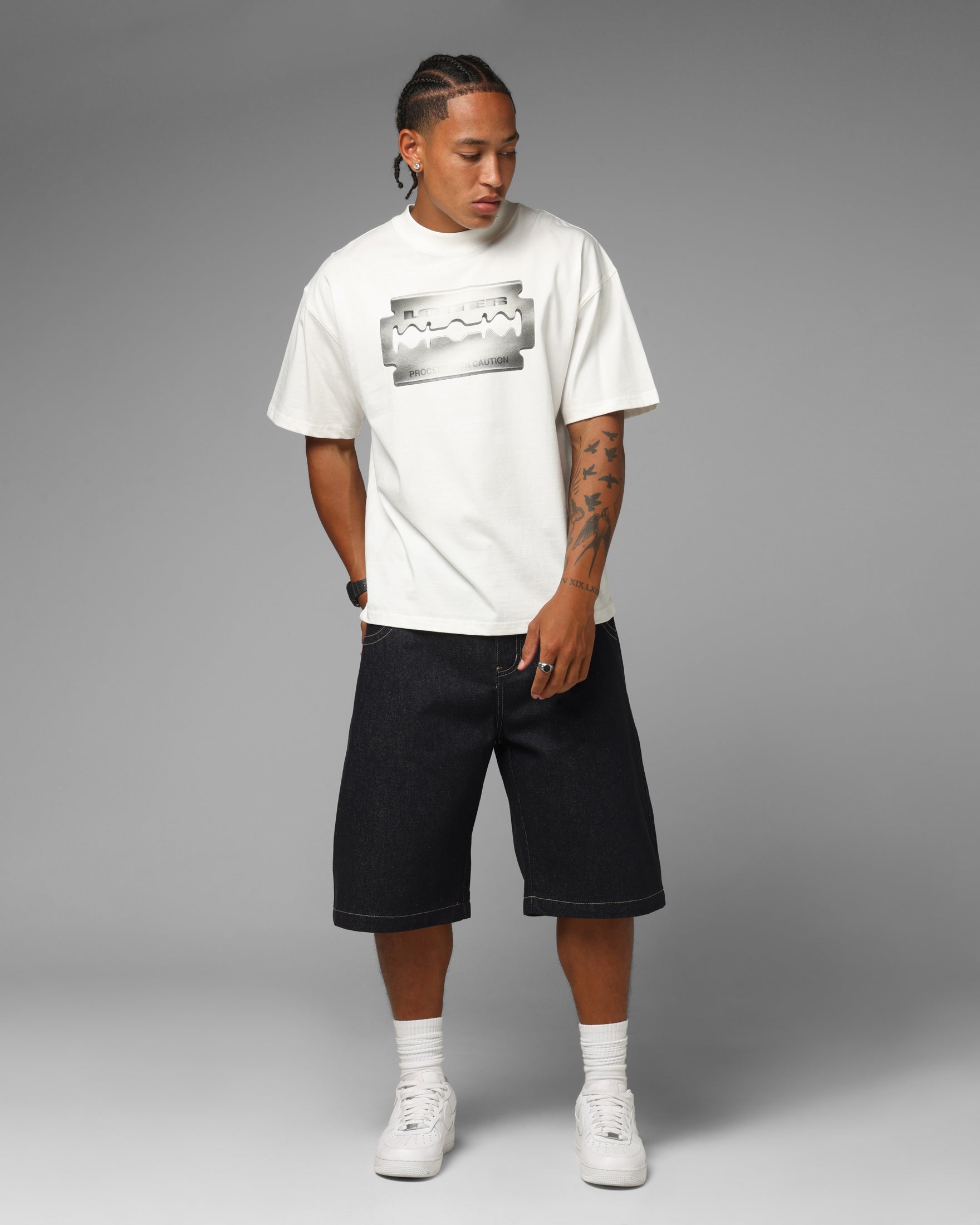 Loiter Blade T-Shirt Off White