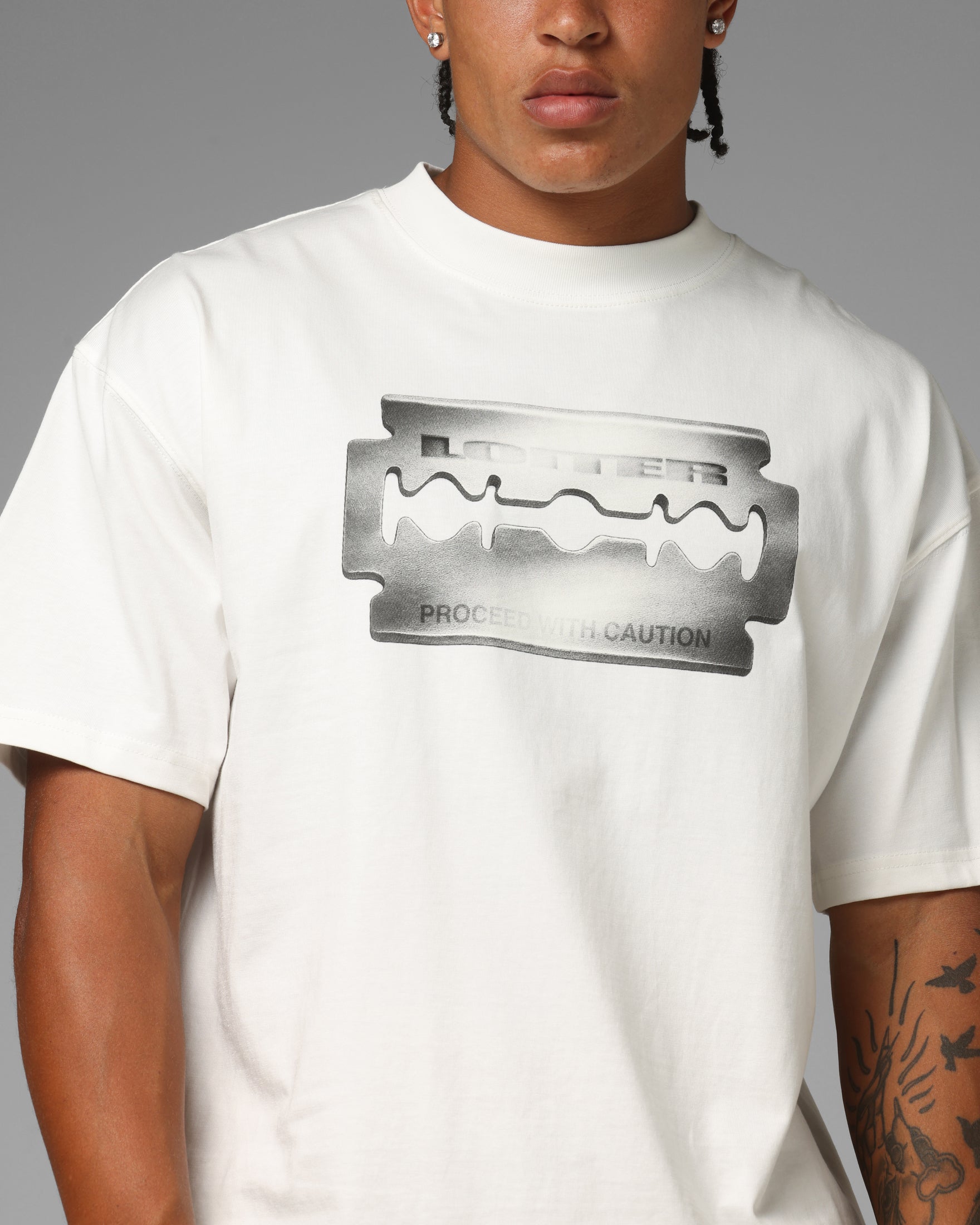 Loiter Blade T-Shirt Off White