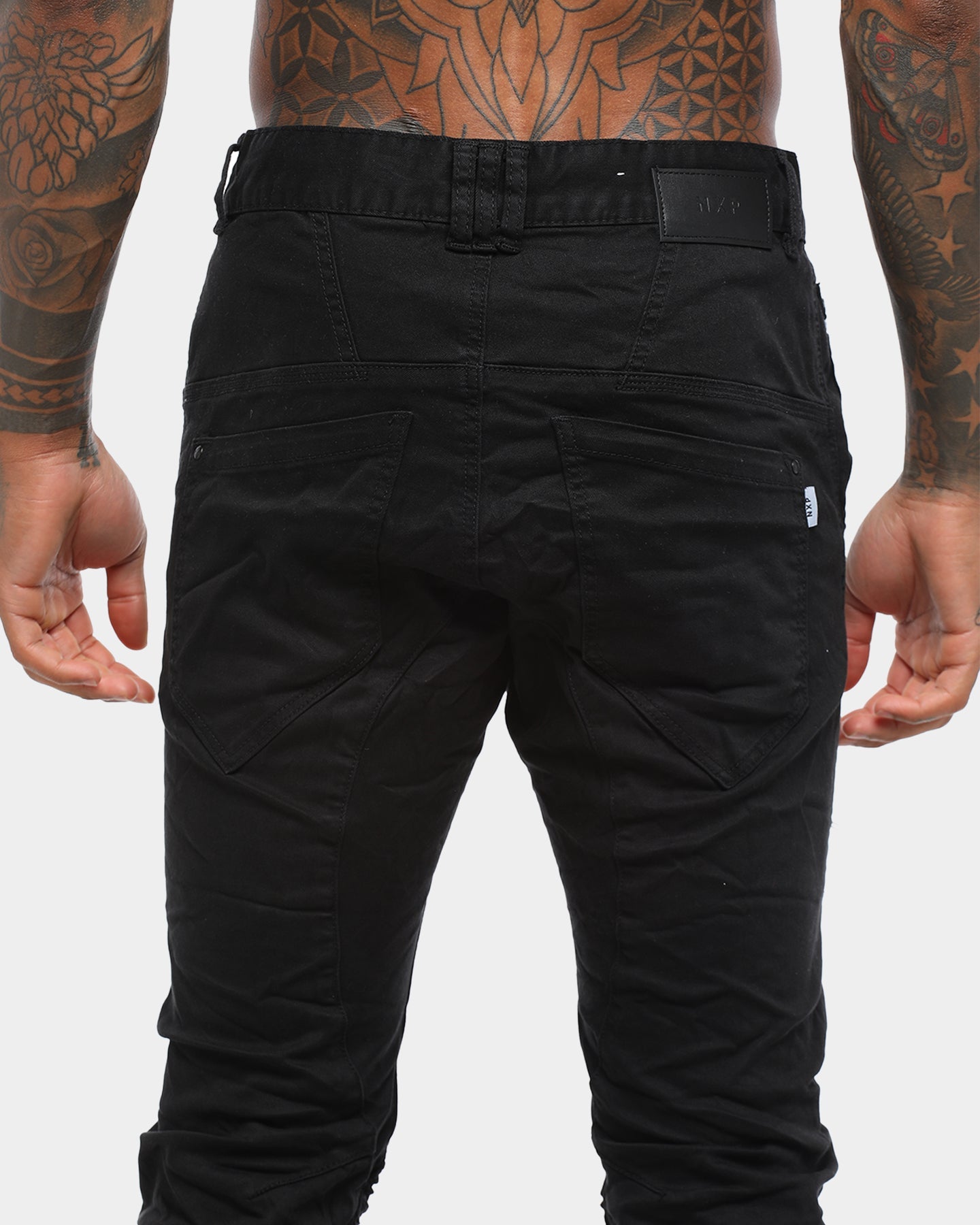 Nena And Pasadena Hellcat Elastic Ankle Jean Black